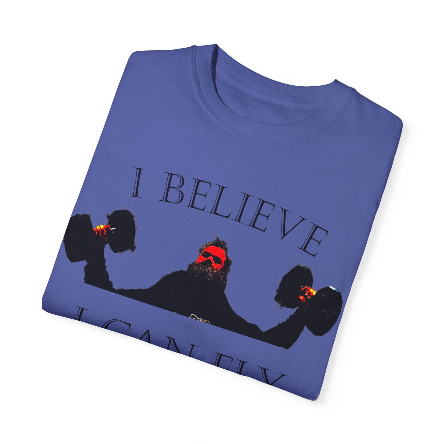 Motivational Fitness T-Shirt - I Believe I Can Fly