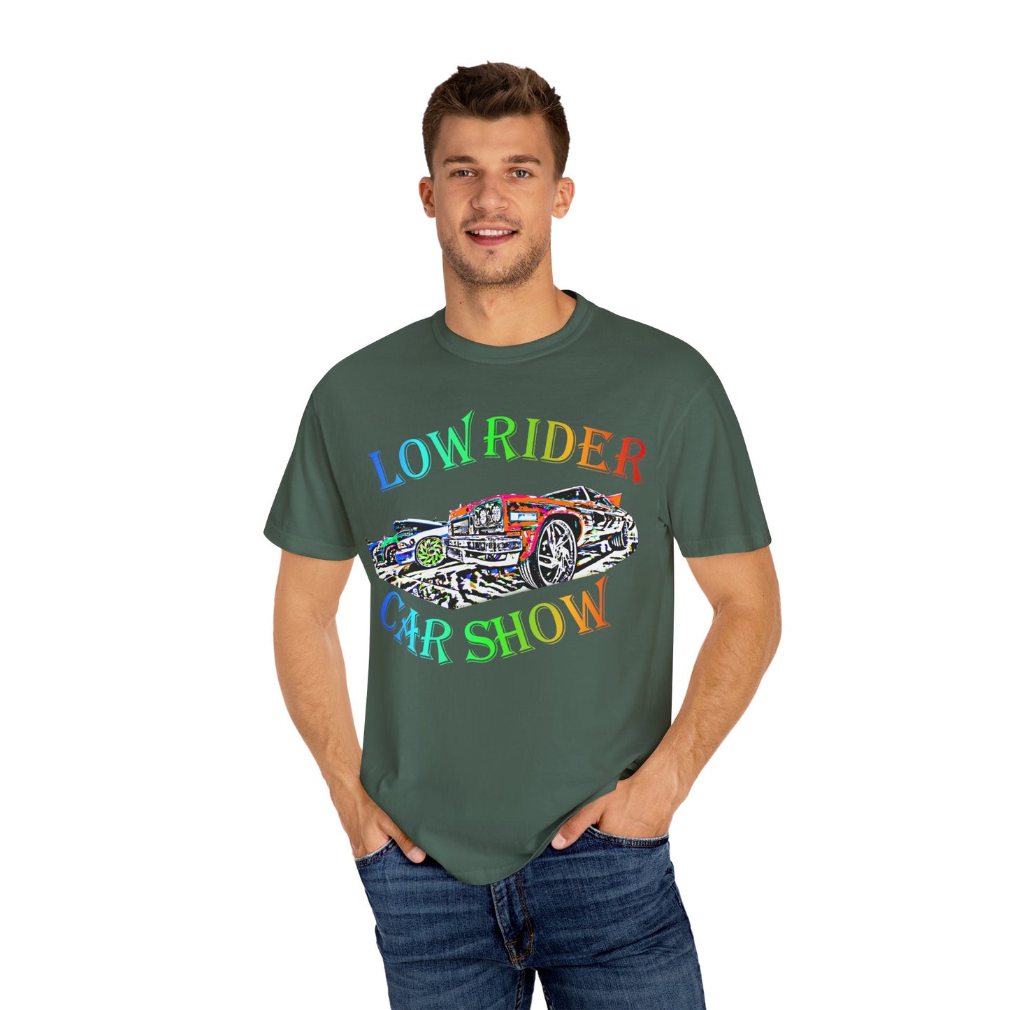 Low Rider Car Show Unisex T-Shirt – Vibrant Graphic Tee for Car Enthusiasts