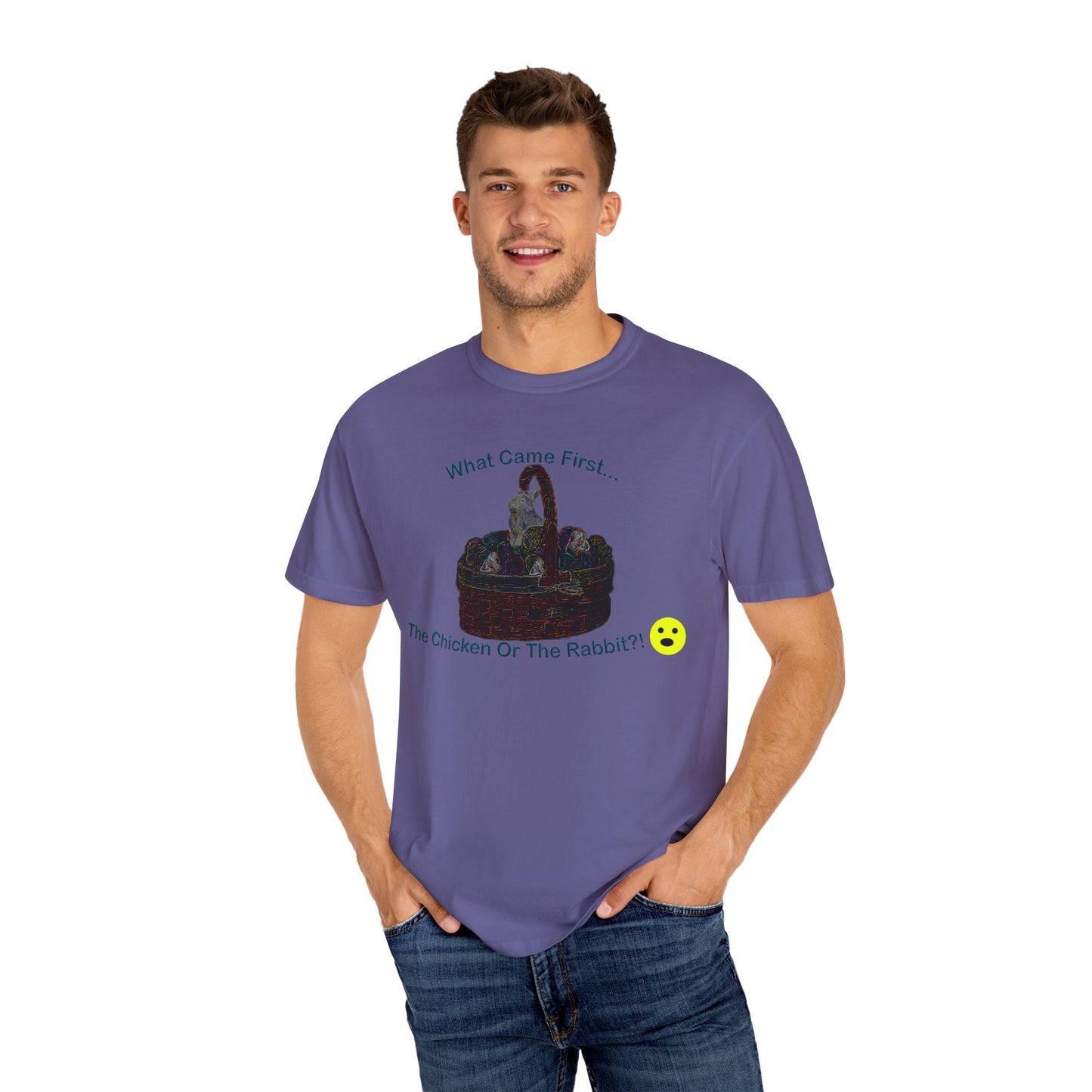 rabbit eggs Unisex Garment-Dyed T-shirt