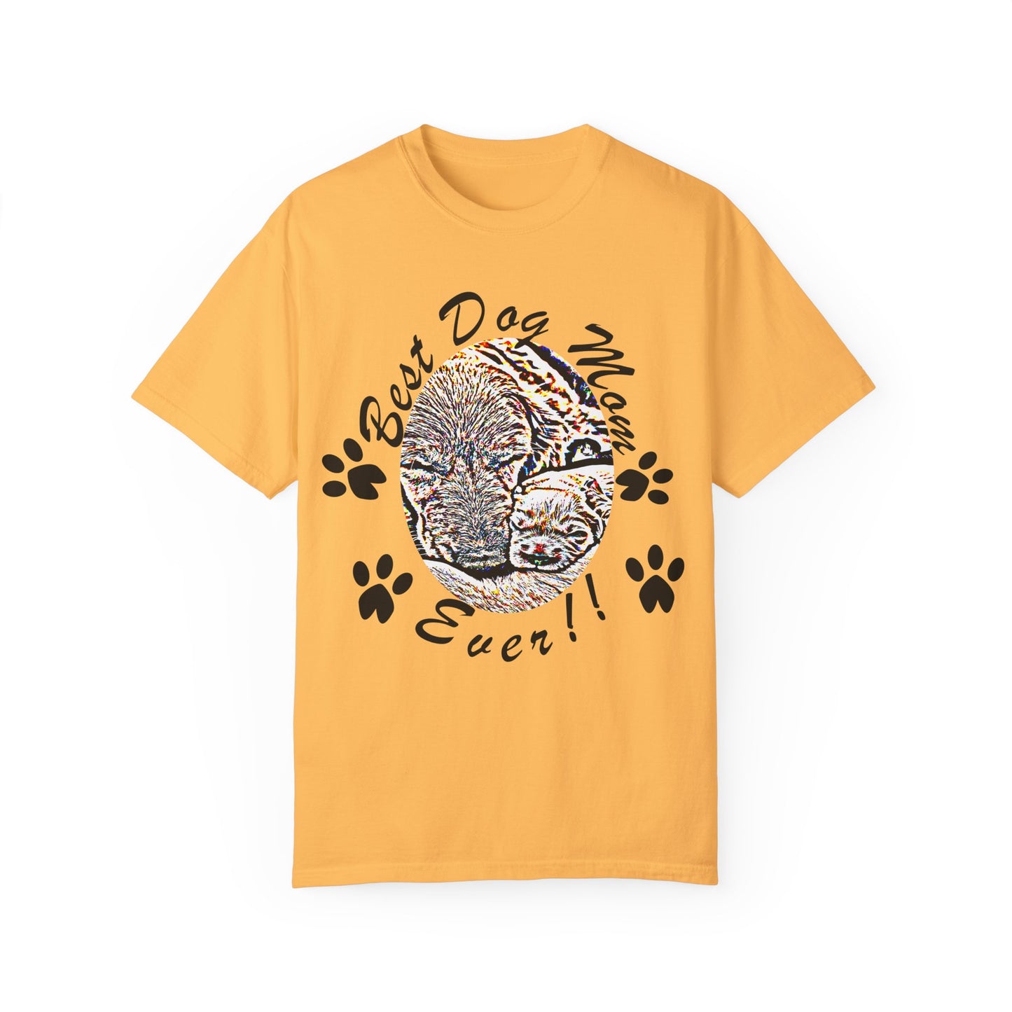 dog mom Unisex Garment-Dyed T-shirt
