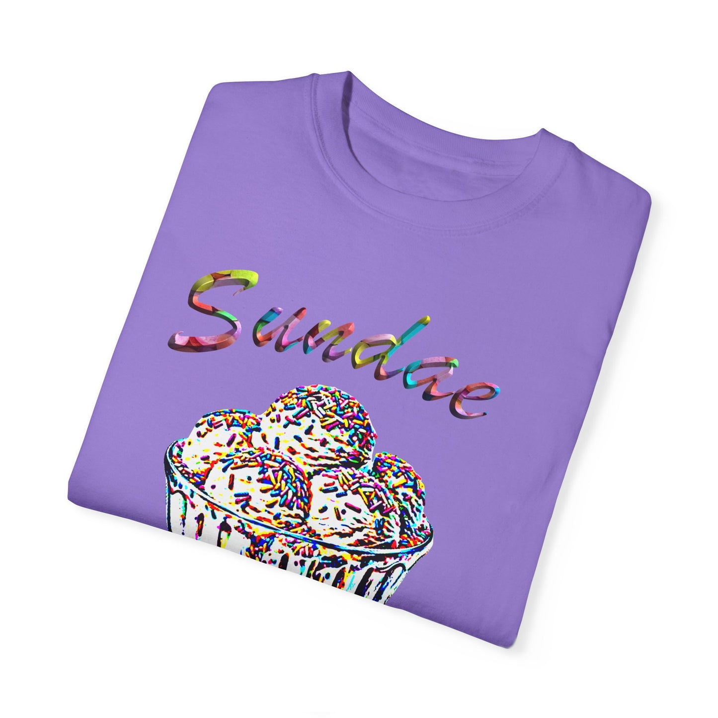 Sundae Funday Unisex Garment-Dyed T-shirt