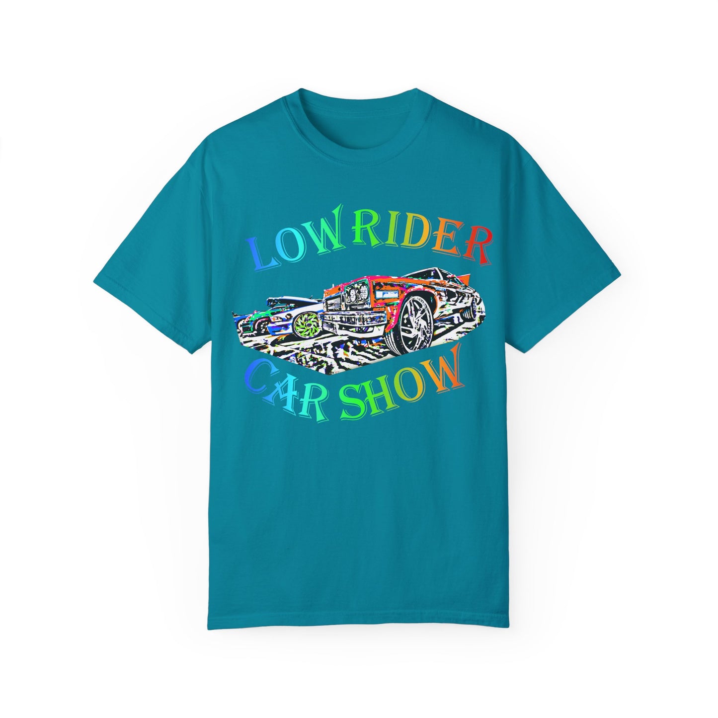 Low Rider Car Show Unisex T-Shirt – Vibrant Graphic Tee for Car Enthusiasts