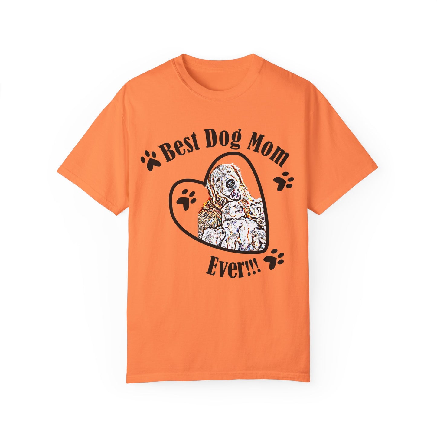dog mom Unisex Garment-Dyed T-shirt