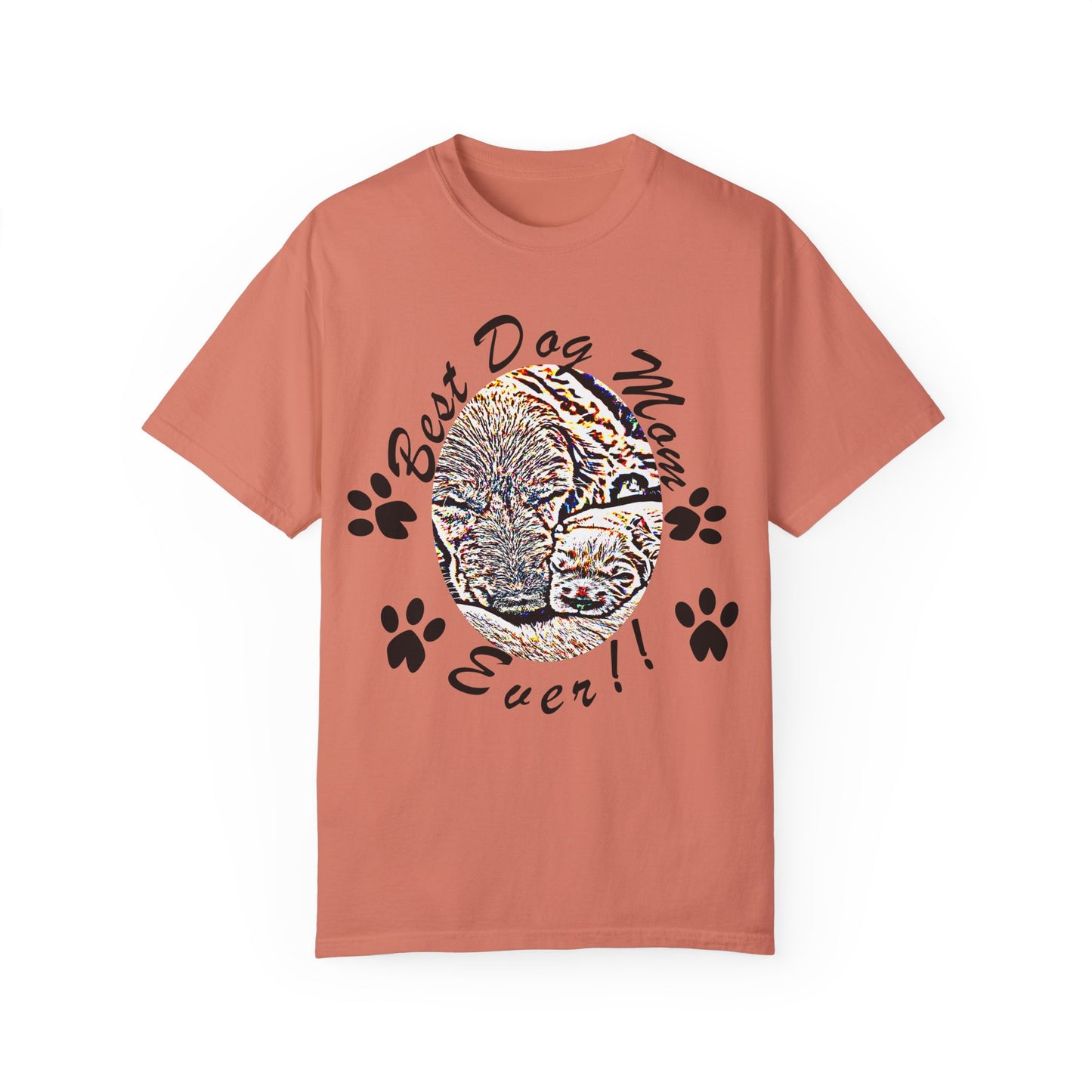dog mom Unisex Garment-Dyed T-shirt