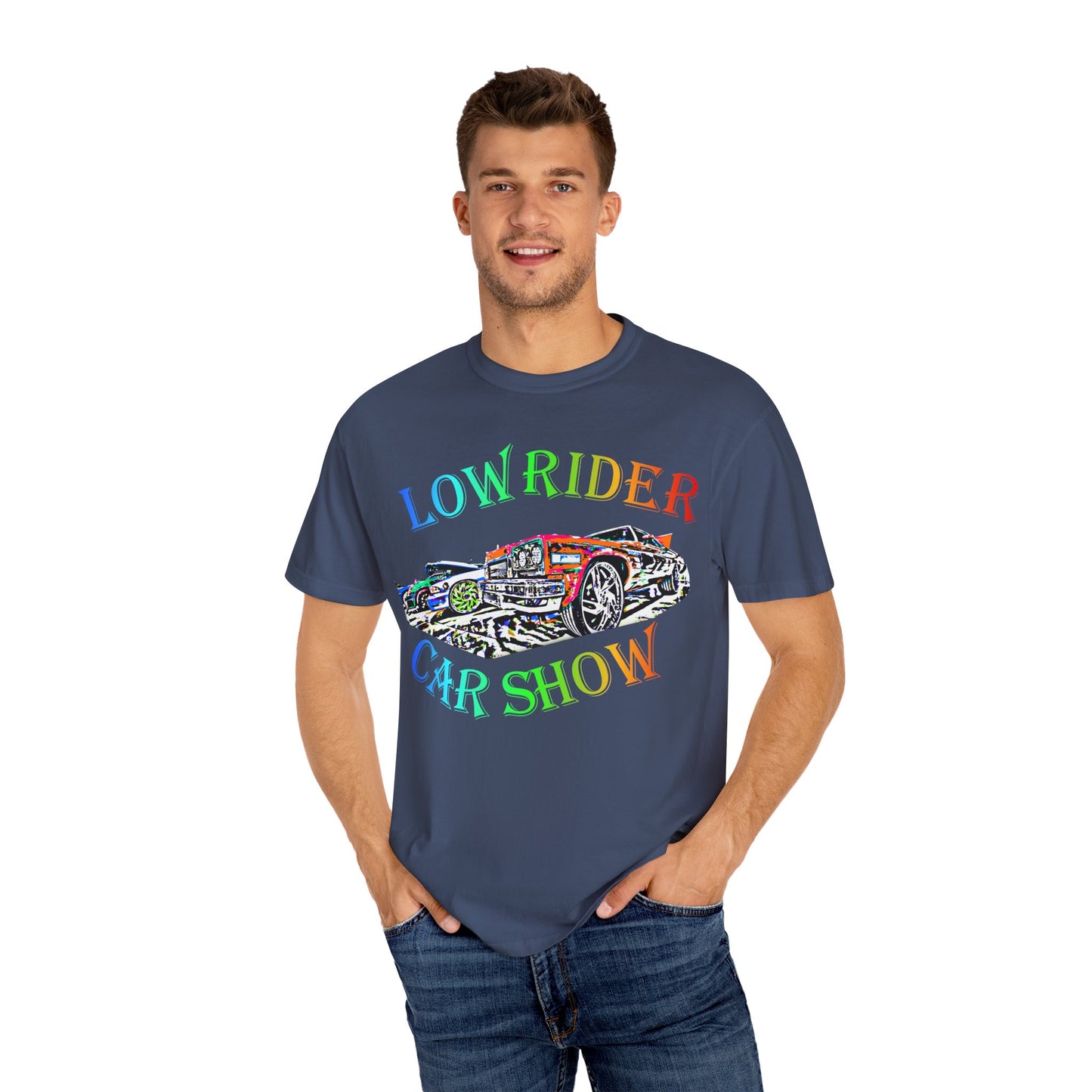 Low Rider Car Show Unisex T-Shirt – Vibrant Graphic Tee for Car Enthusiasts