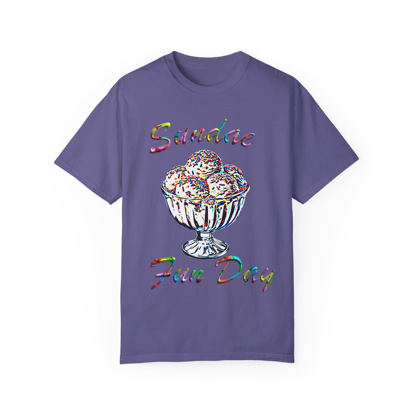 Sundae Funday Unisex Garment-Dyed T-shirt