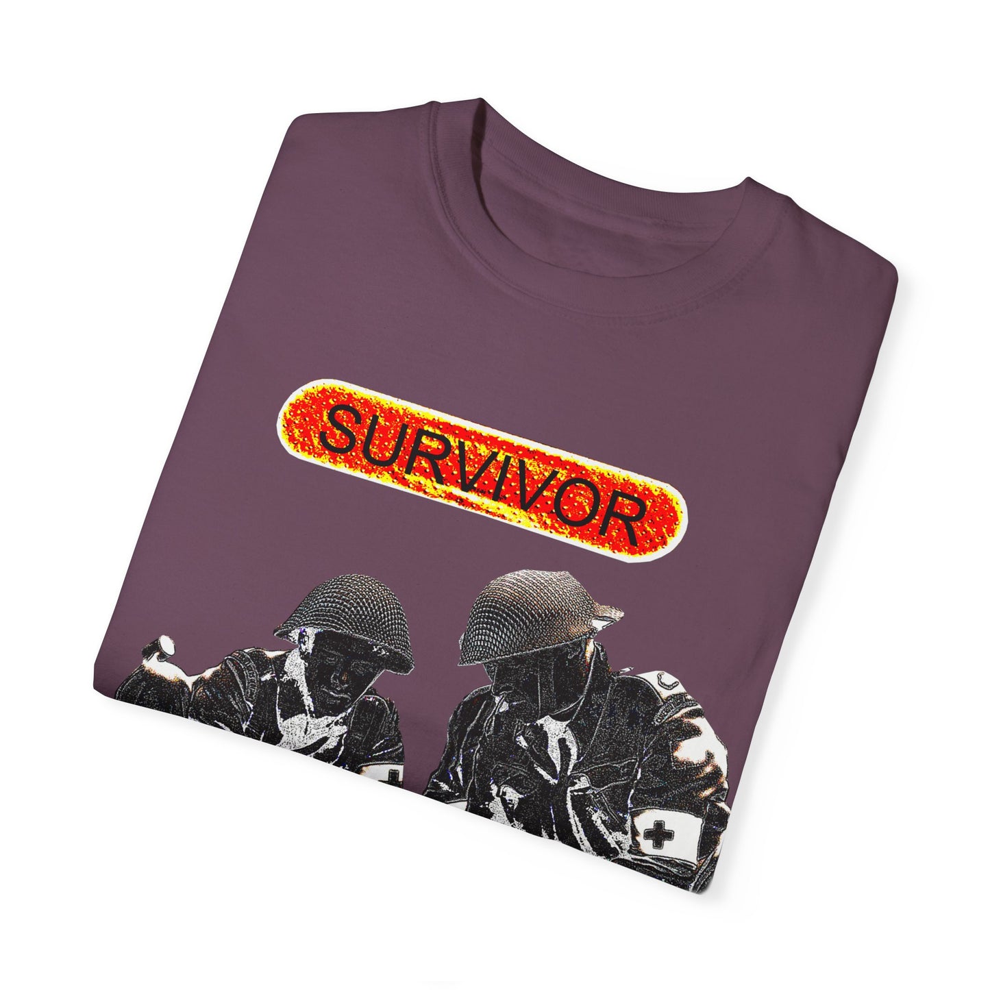 war veteran survivor Unisex Garment-Dyed T-shirt