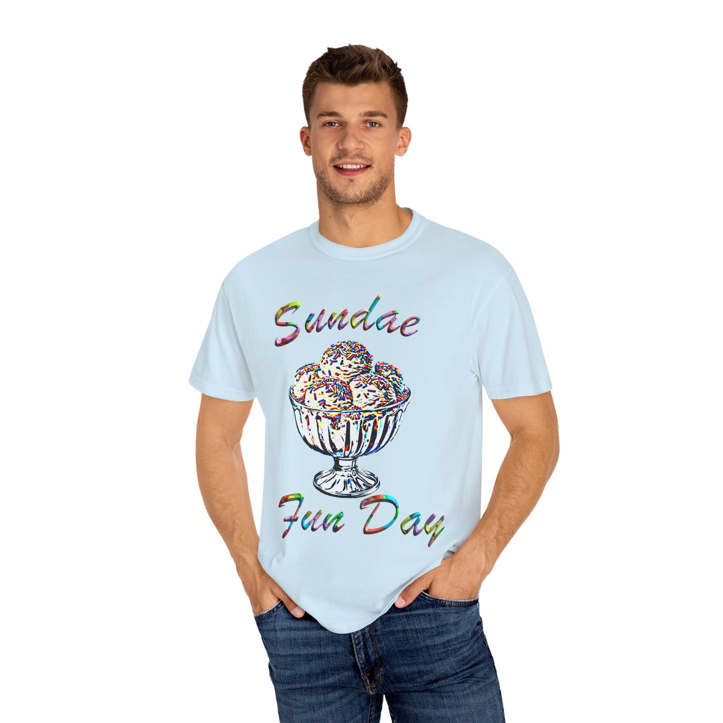 Sundae Funday Unisex Garment-Dyed T-shirt