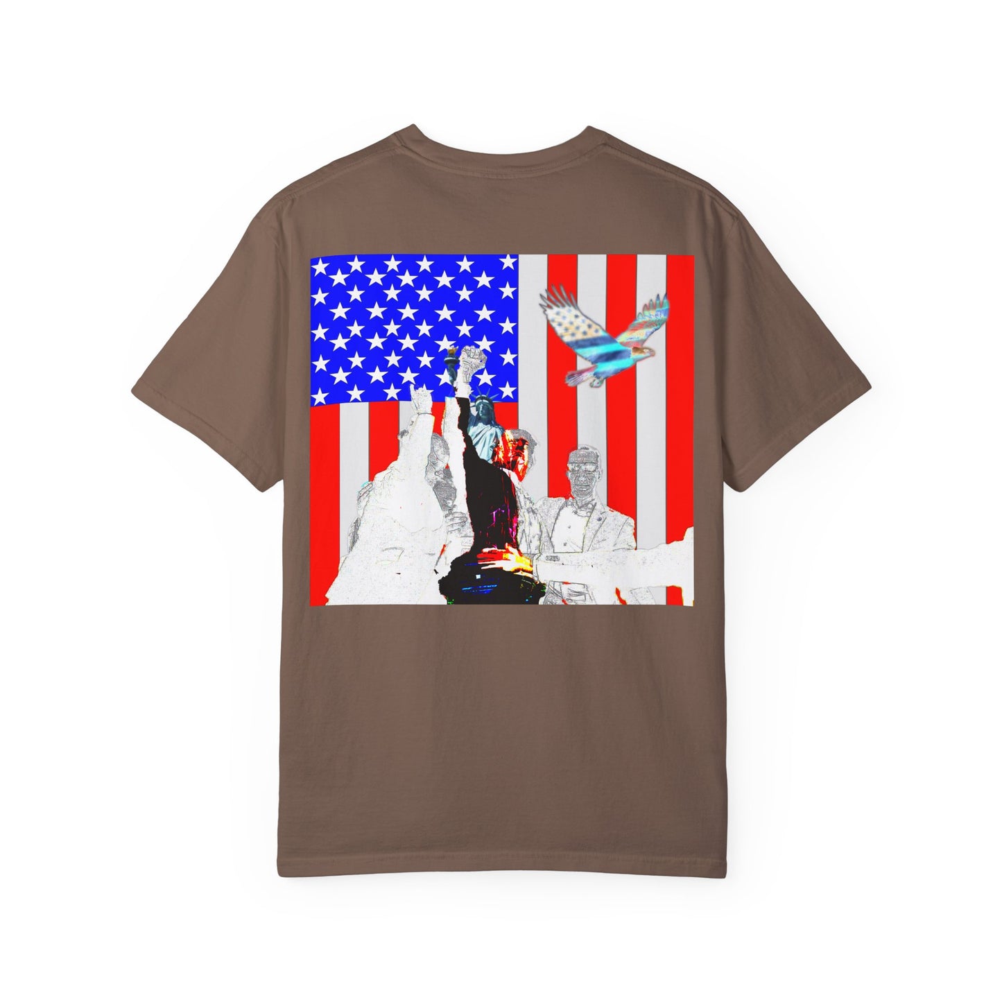 Patriotic Freedom Unisex Garment-Dyed T-Shirt - Celebrate America