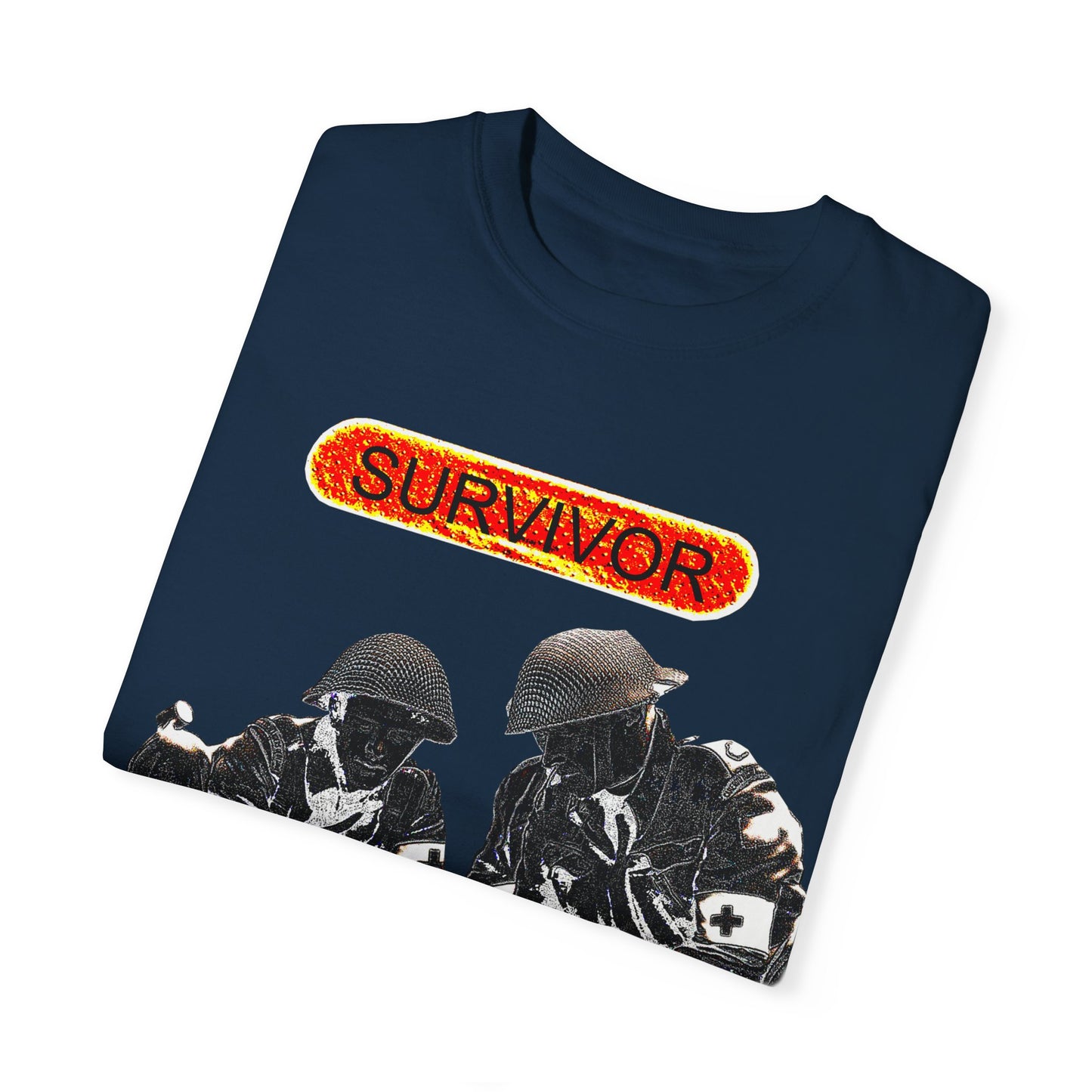 war veteran survivor Unisex Garment-Dyed T-shirt