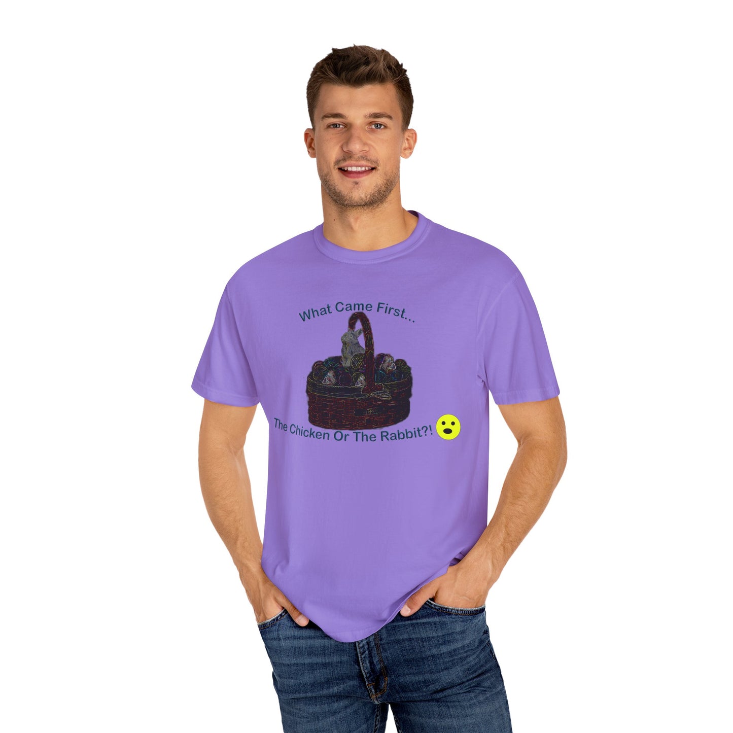 rabbit eggs Unisex Garment-Dyed T-shirt