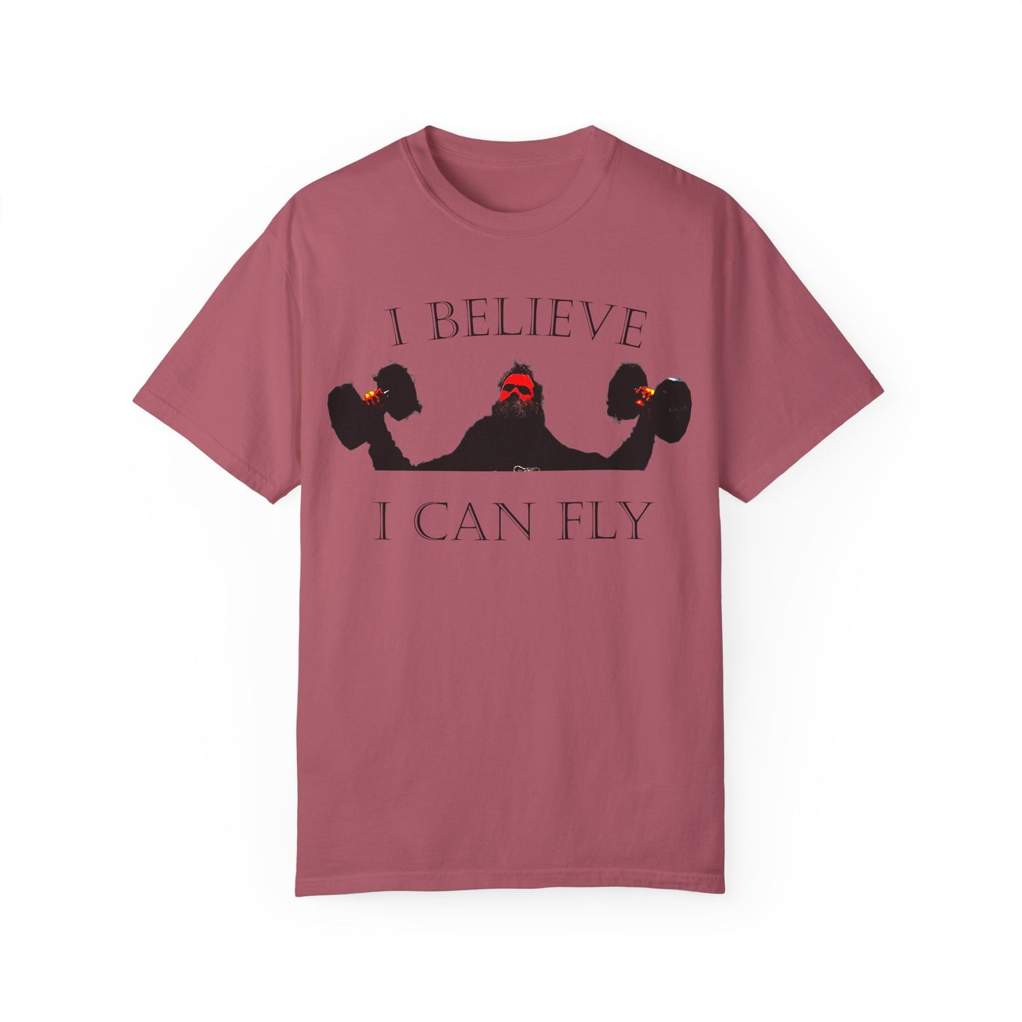 Motivational Fitness T-Shirt - I Believe I Can Fly