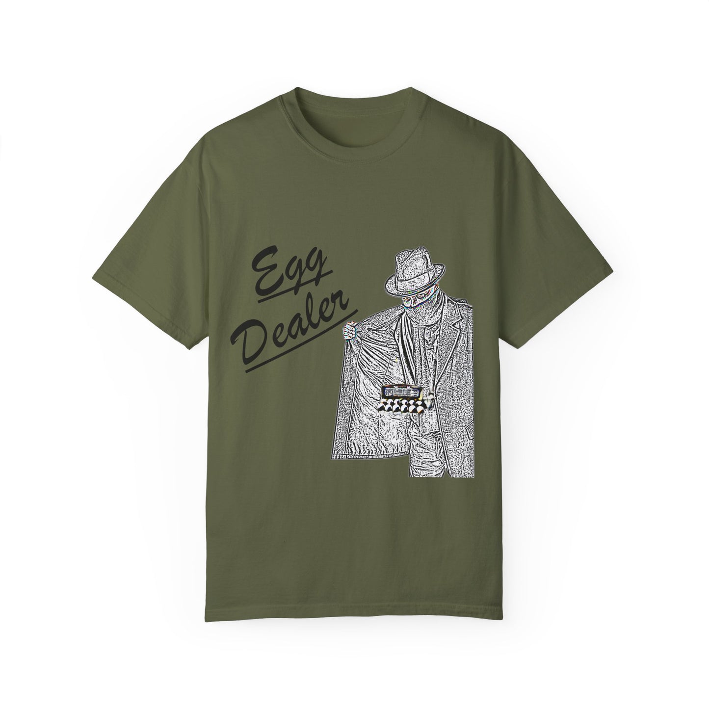 Garment-Dyed T-shirt - Rising Price of Eggs Design