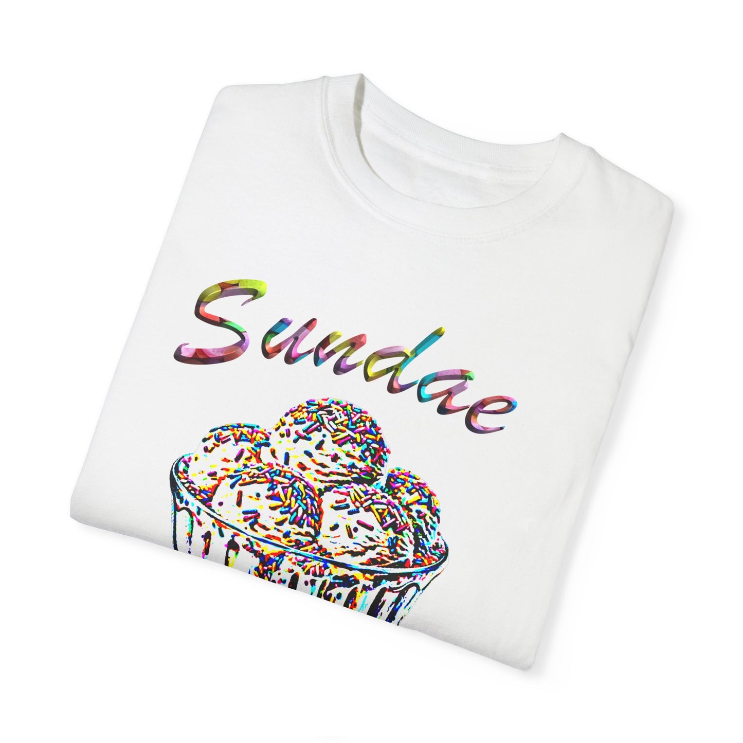 Sundae Funday Unisex Garment-Dyed T-shirt
