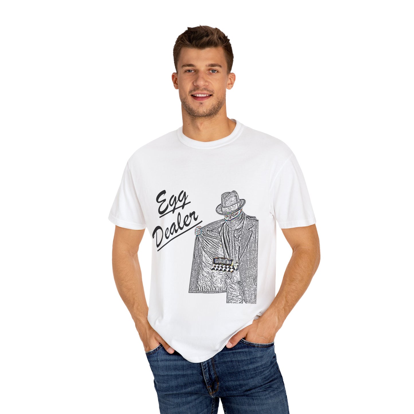 Garment-Dyed T-shirt - Rising Price of Eggs Design