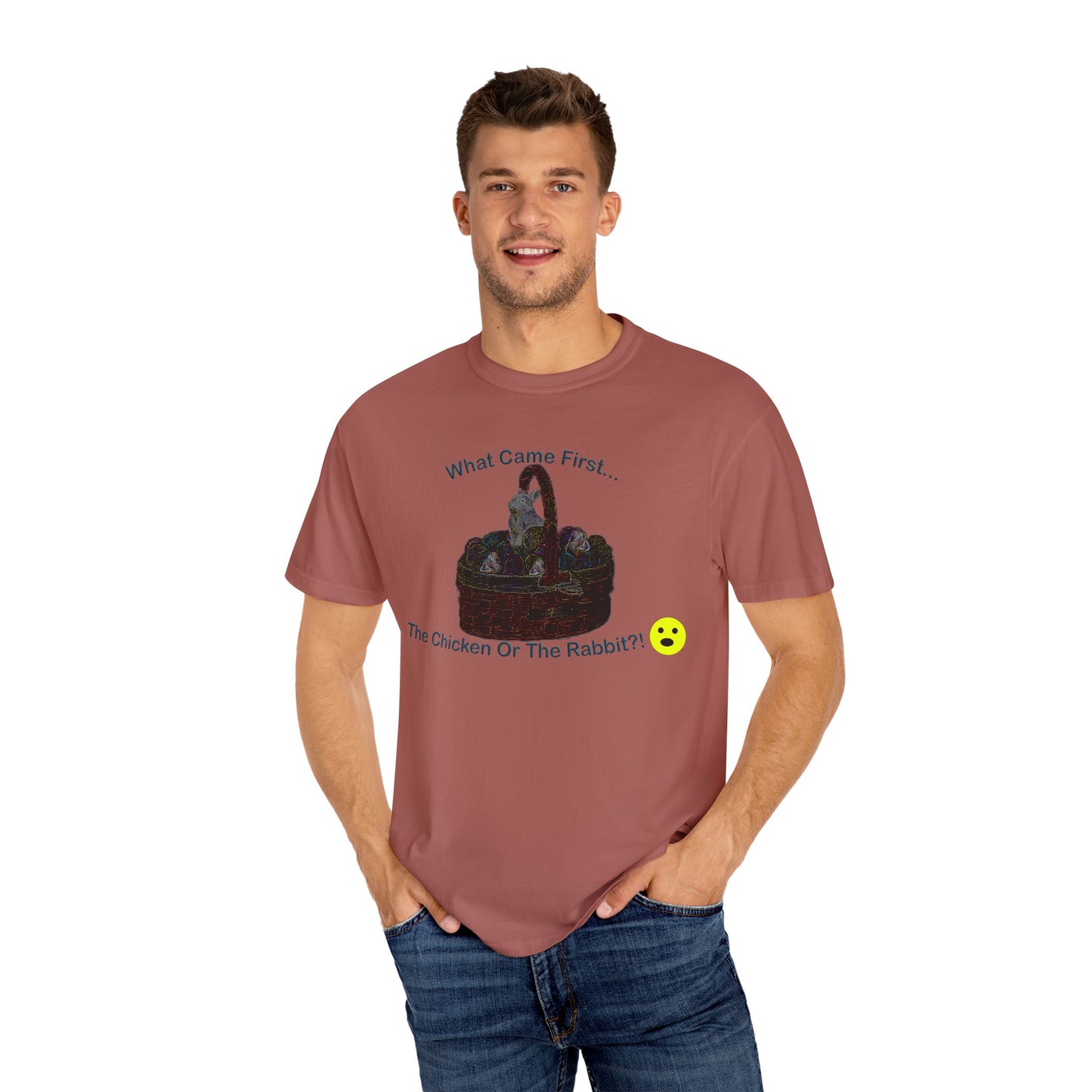rabbit eggs Unisex Garment-Dyed T-shirt