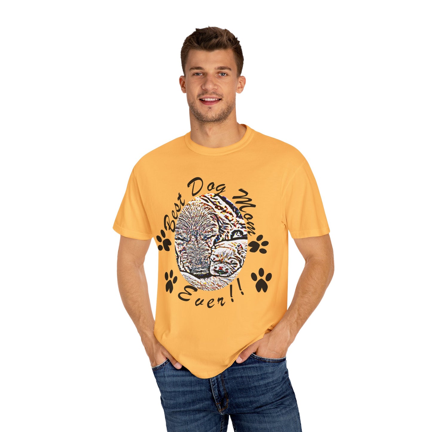 dog mom Unisex Garment-Dyed T-shirt