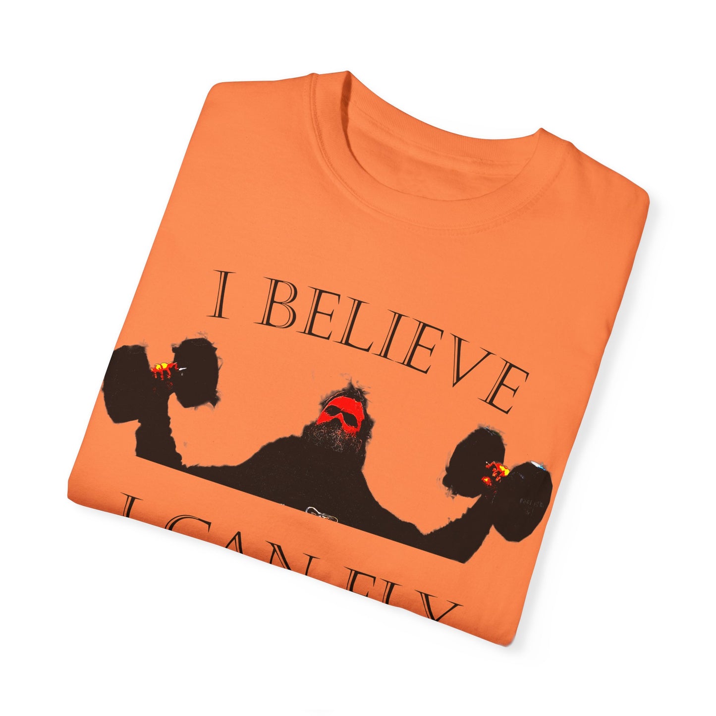 Motivational Fitness T-Shirt - I Believe I Can Fly
