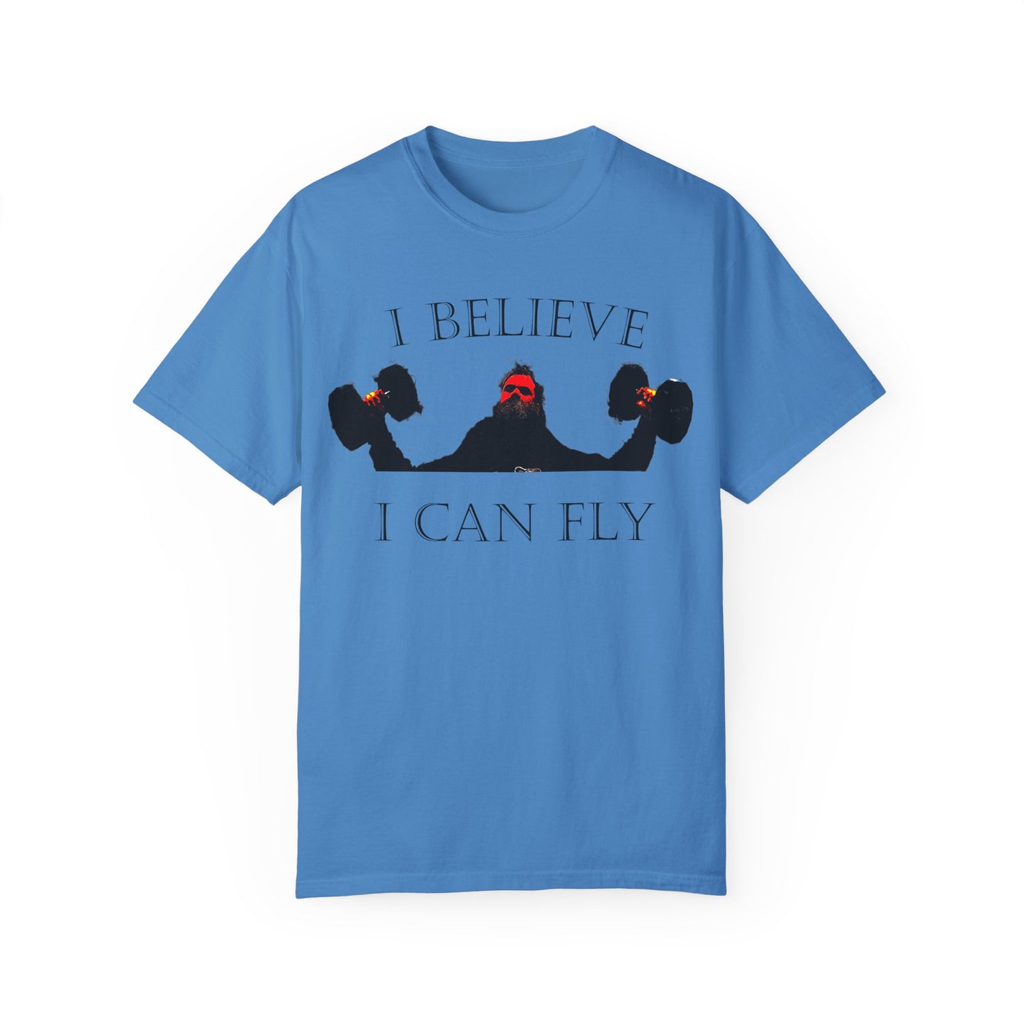 Motivational Fitness T-Shirt - I Believe I Can Fly