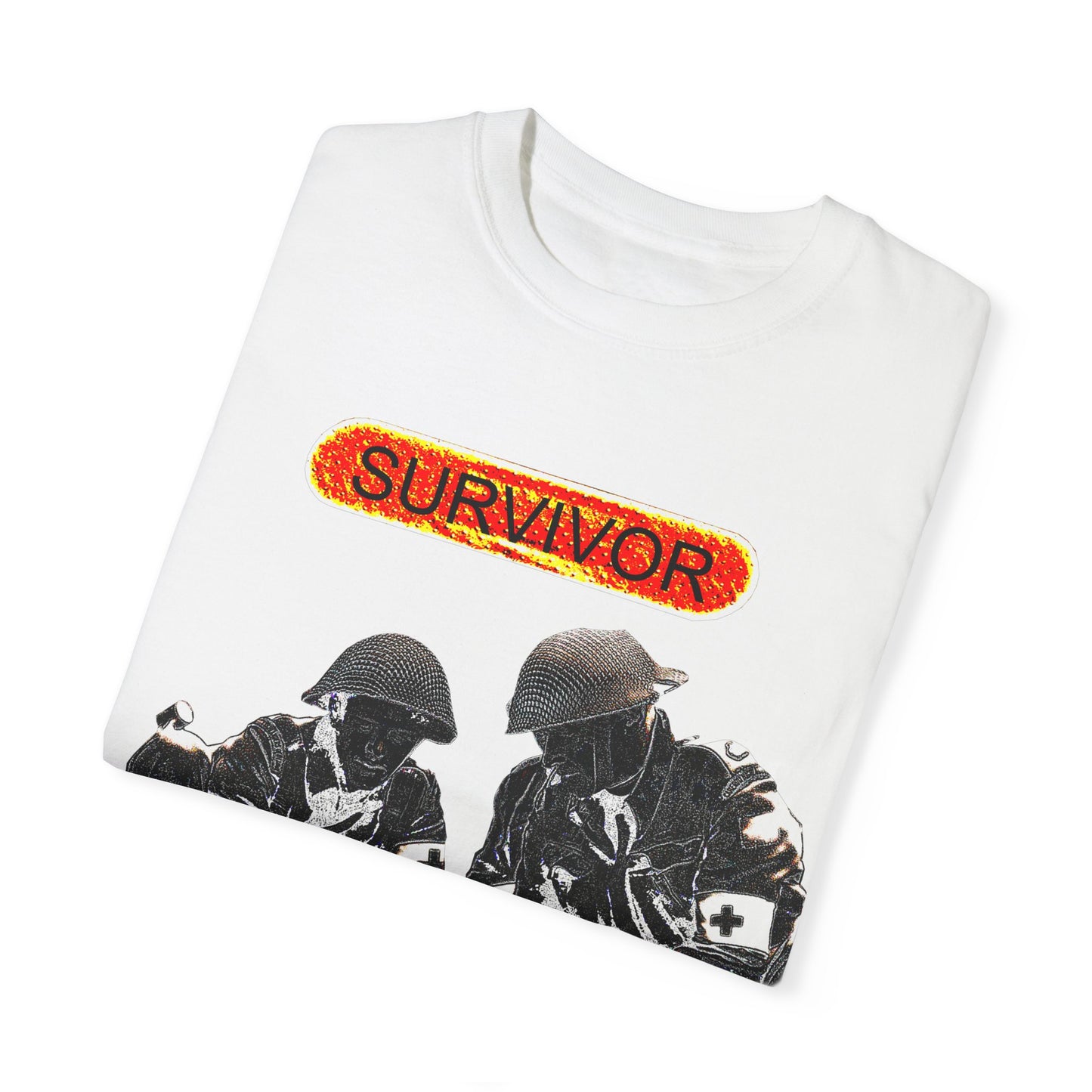 war veteran survivor Unisex Garment-Dyed T-shirt