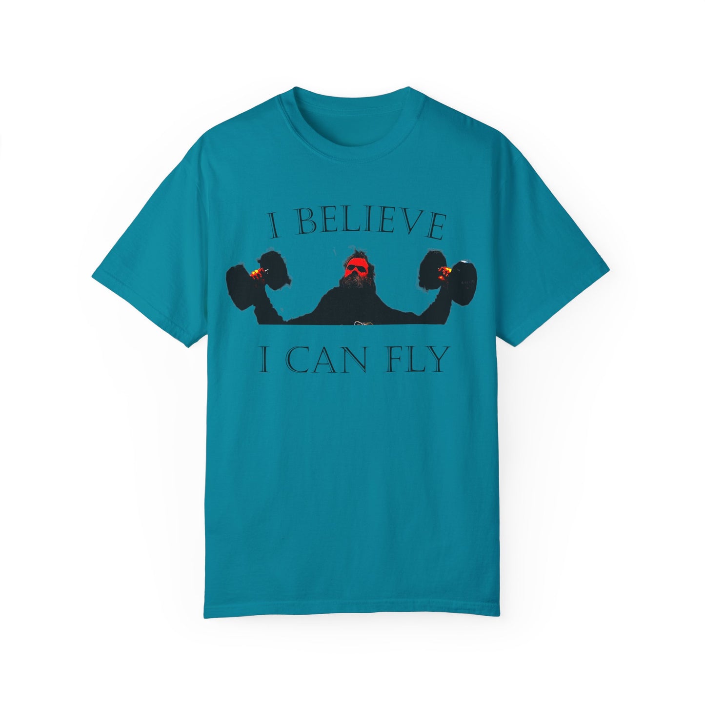 Motivational Fitness T-Shirt - I Believe I Can Fly