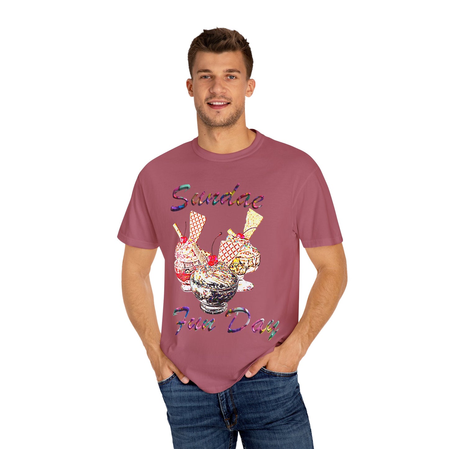 Sundae Fun Day Unisex Garment-Dyed T-shirt