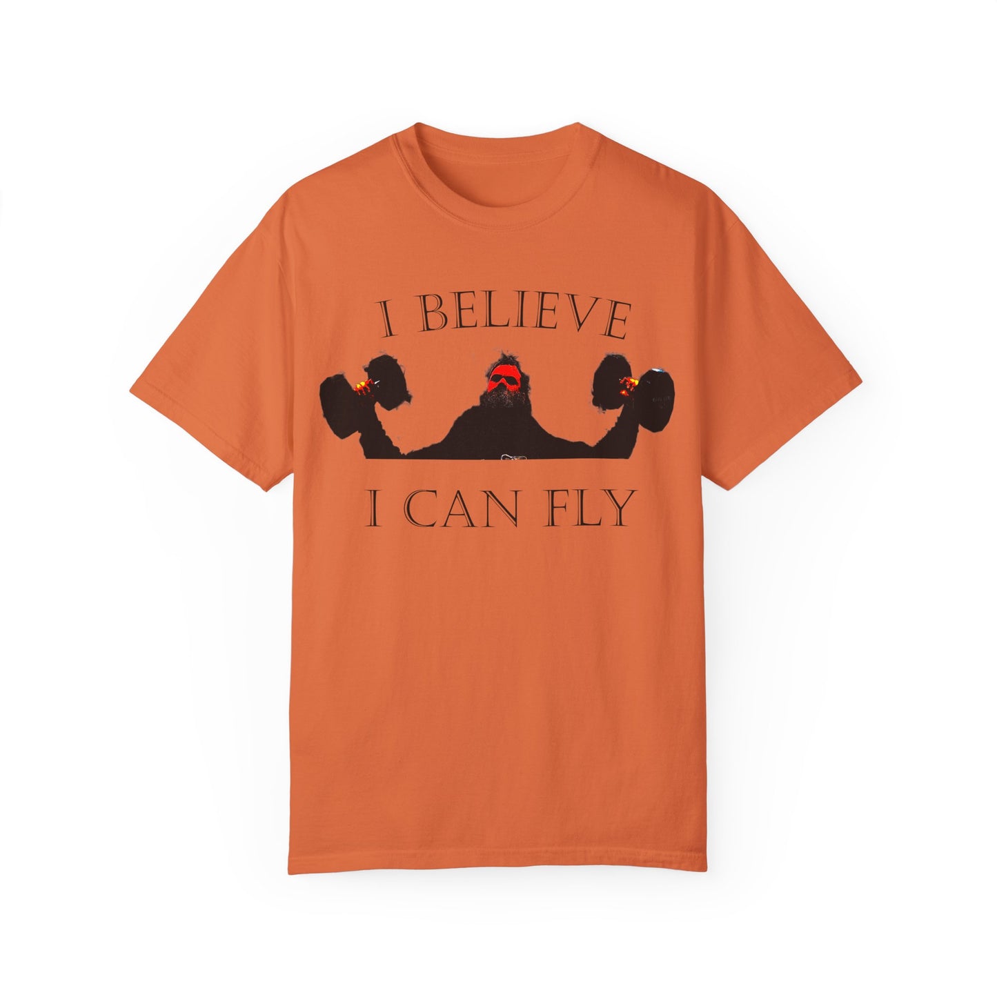 Motivational Fitness T-Shirt - I Believe I Can Fly