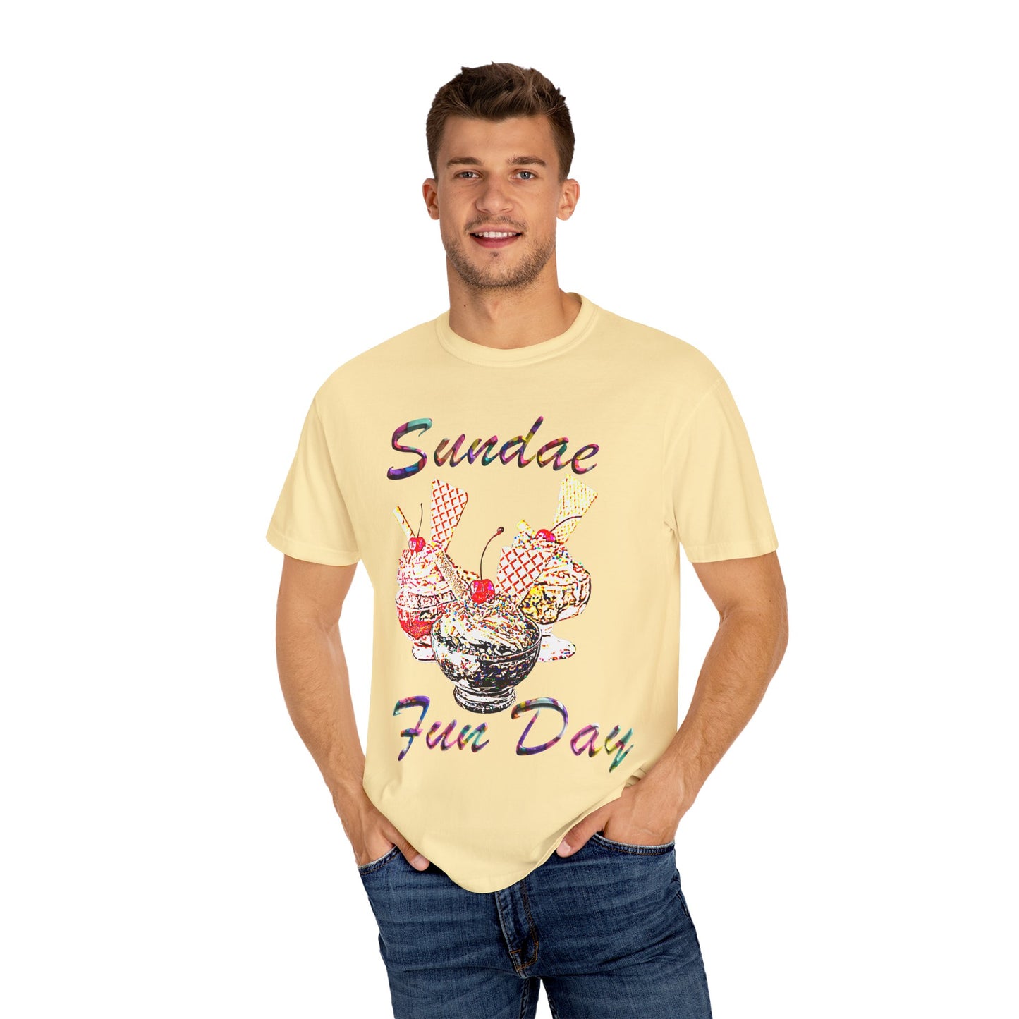 Sundae Fun Day Unisex Garment-Dyed T-shirt