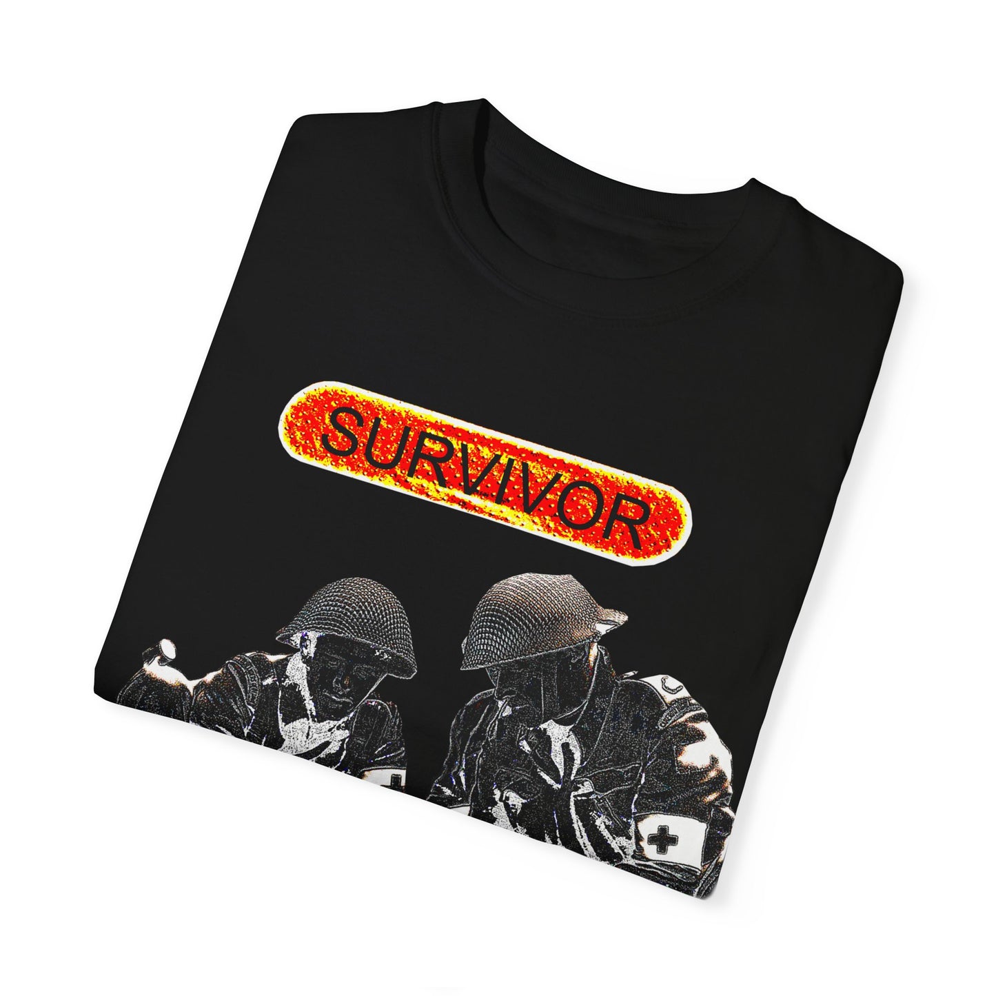 war veteran survivor Unisex Garment-Dyed T-shirt