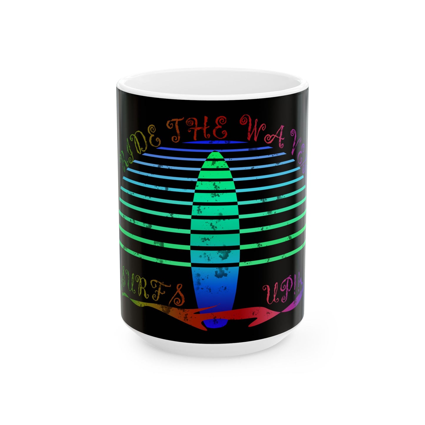 Surf's Up Ceramic Mug, (11oz, 15oz)