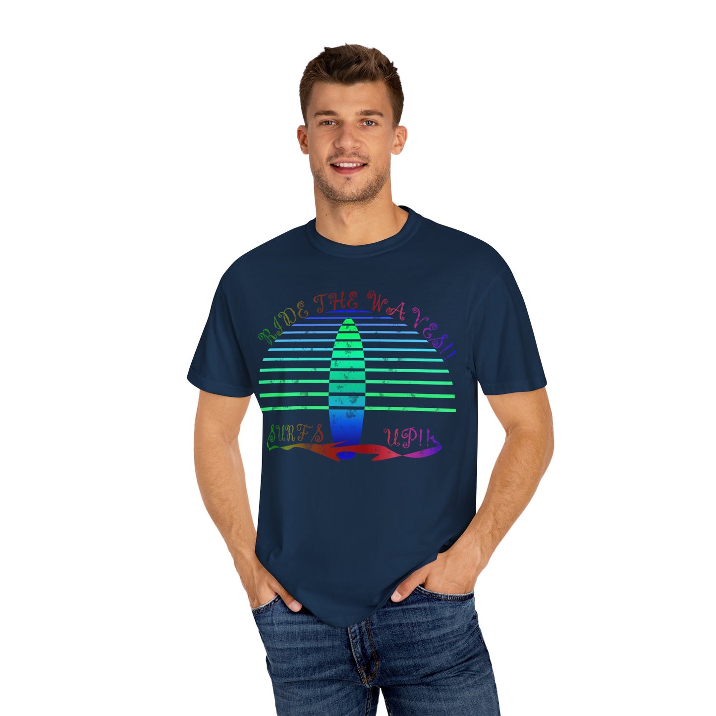 Surf's Up Unisex Garment-Dyed T-shirt