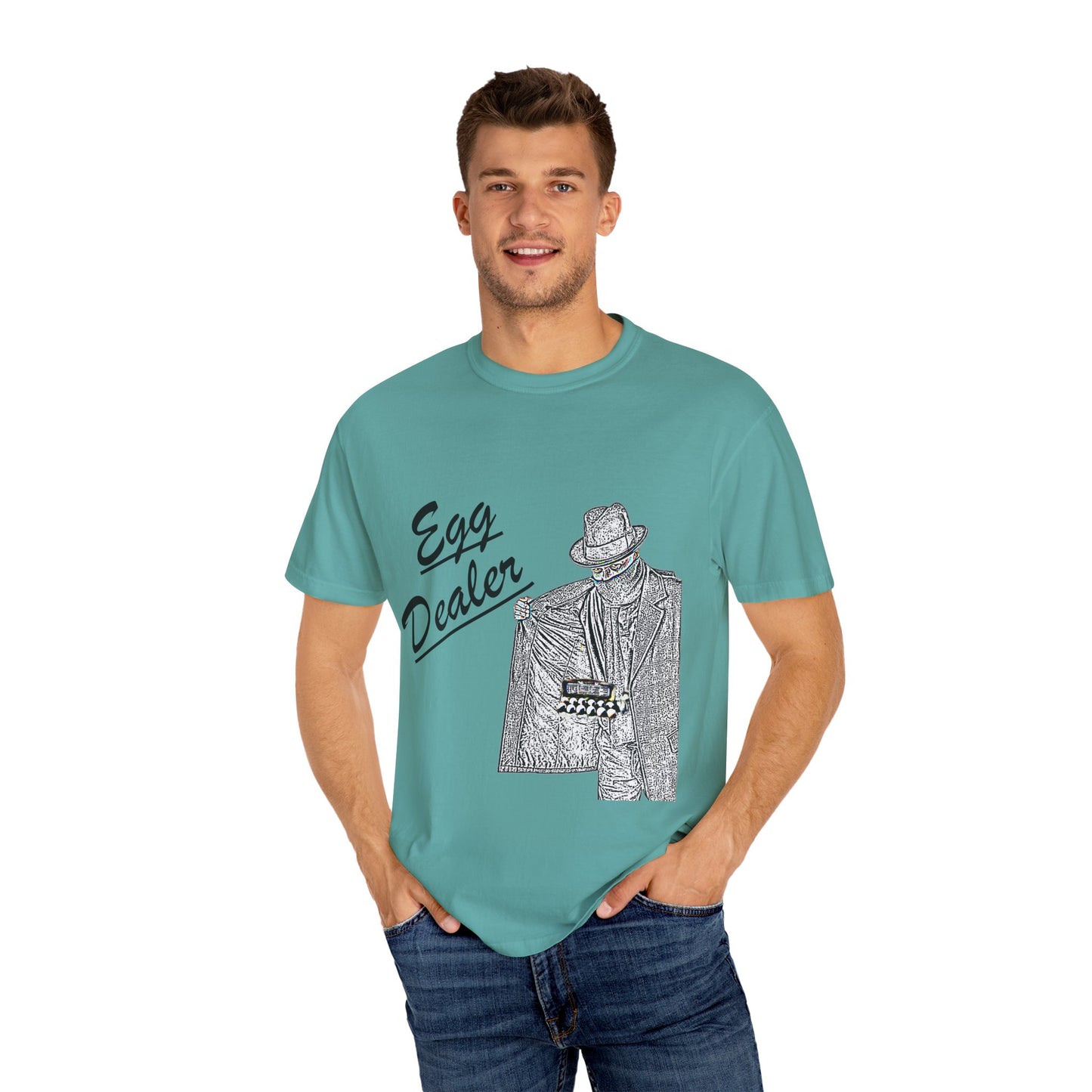 Garment-Dyed T-shirt - Rising Price of Eggs Design