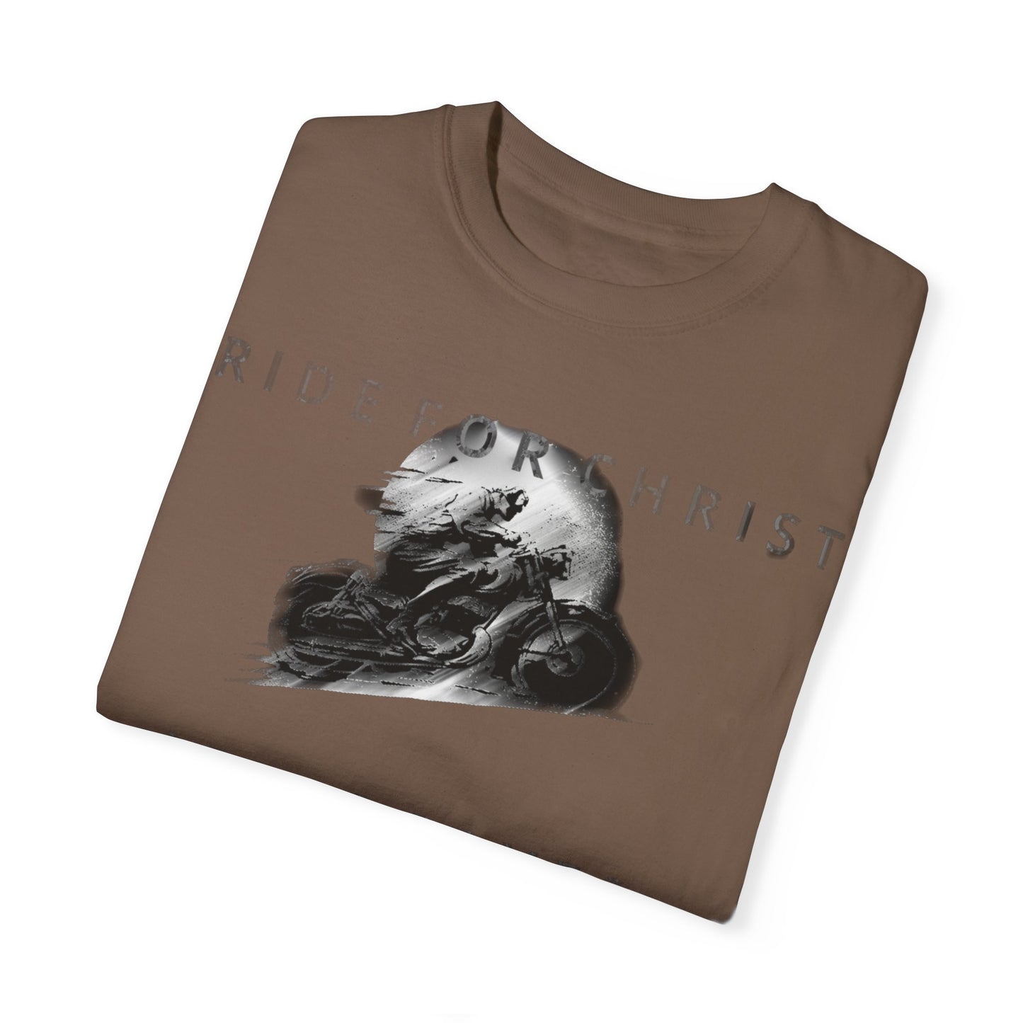 RIDE FOR CHRIST Unisex Garment-Dyed T-shirt