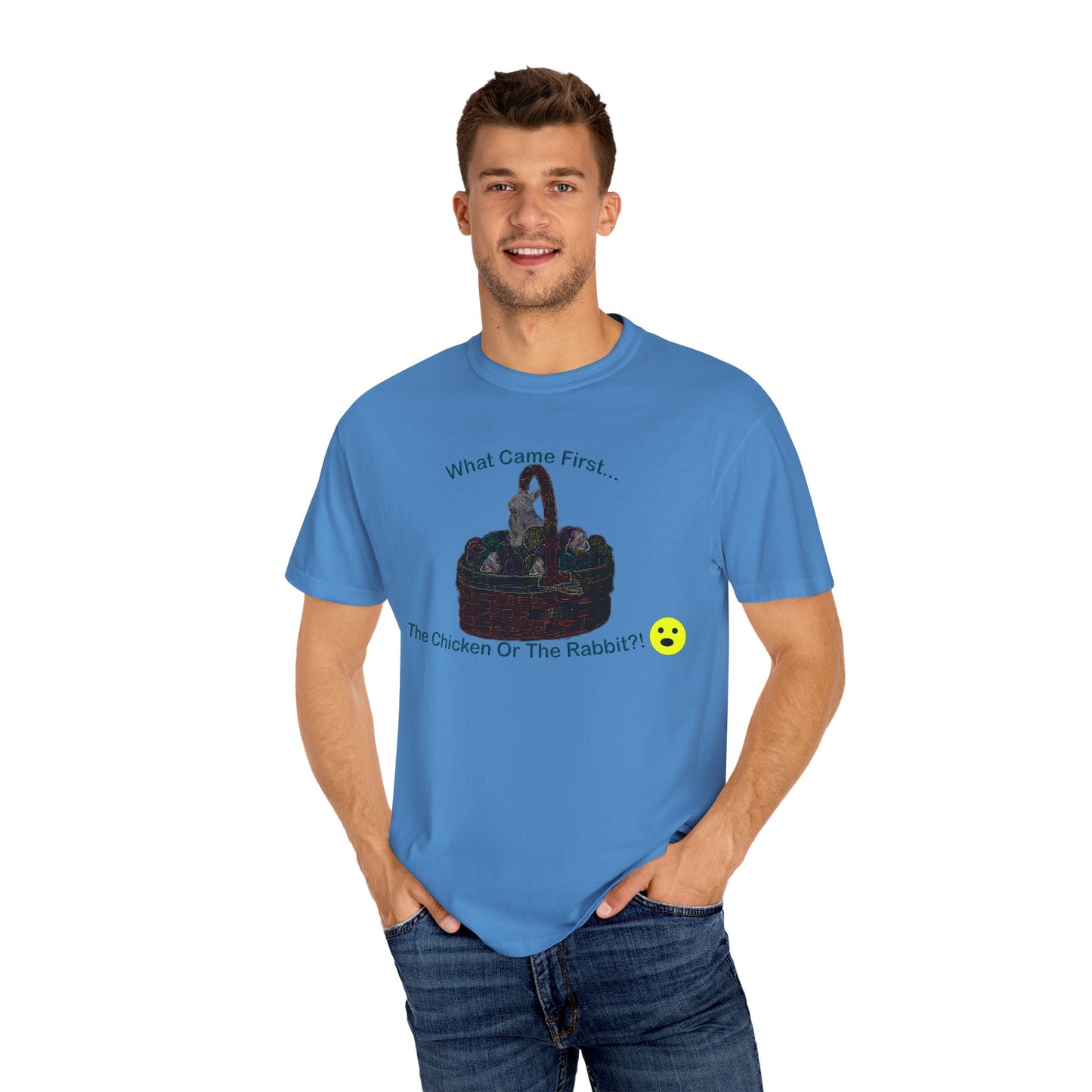 rabbit eggs Unisex Garment-Dyed T-shirt