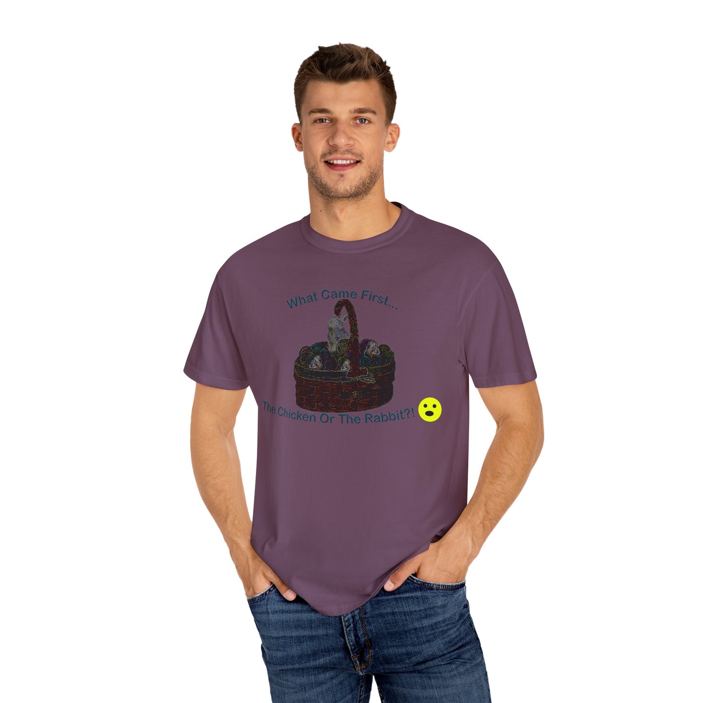 rabbit eggs Unisex Garment-Dyed T-shirt