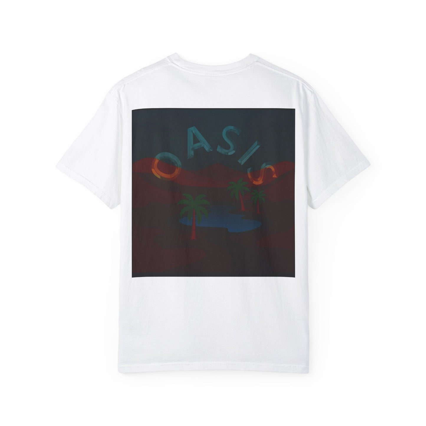 Garment-Dyed T-shirt - OASIS IN DESSERT Design