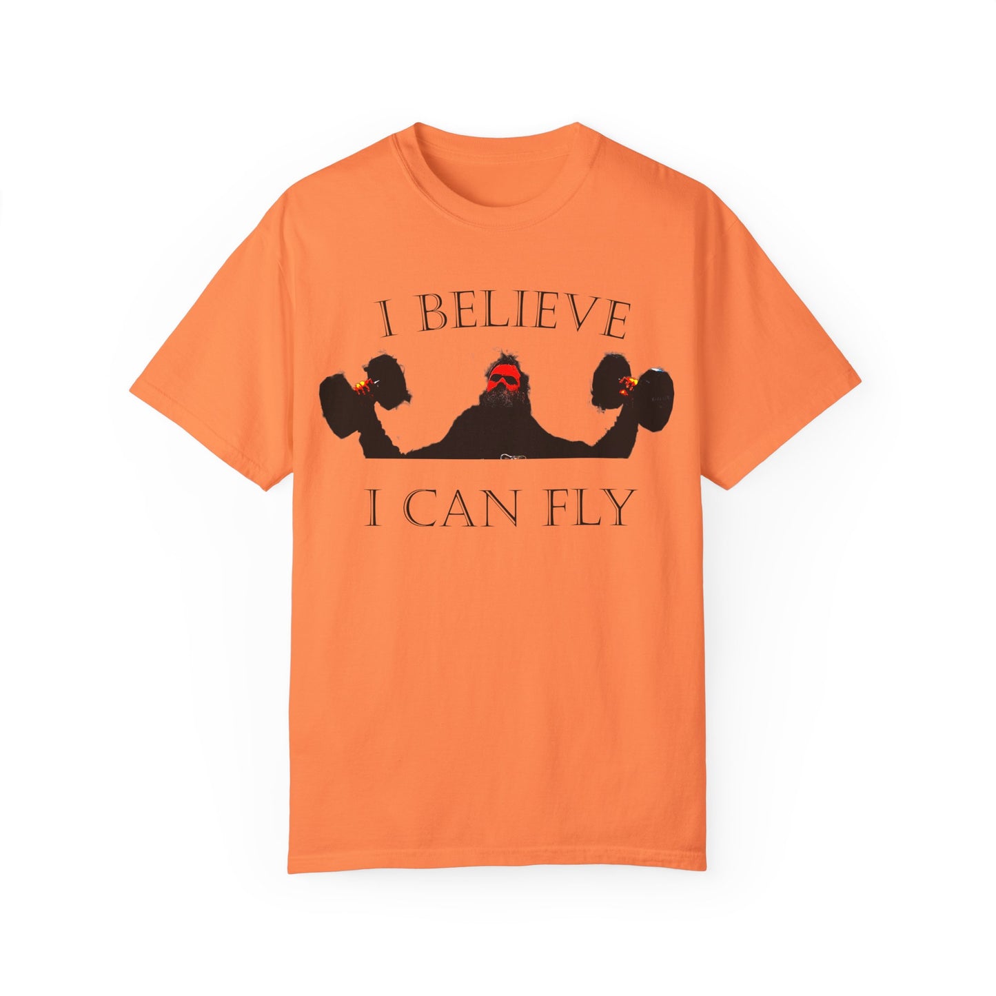Motivational Fitness T-Shirt - I Believe I Can Fly