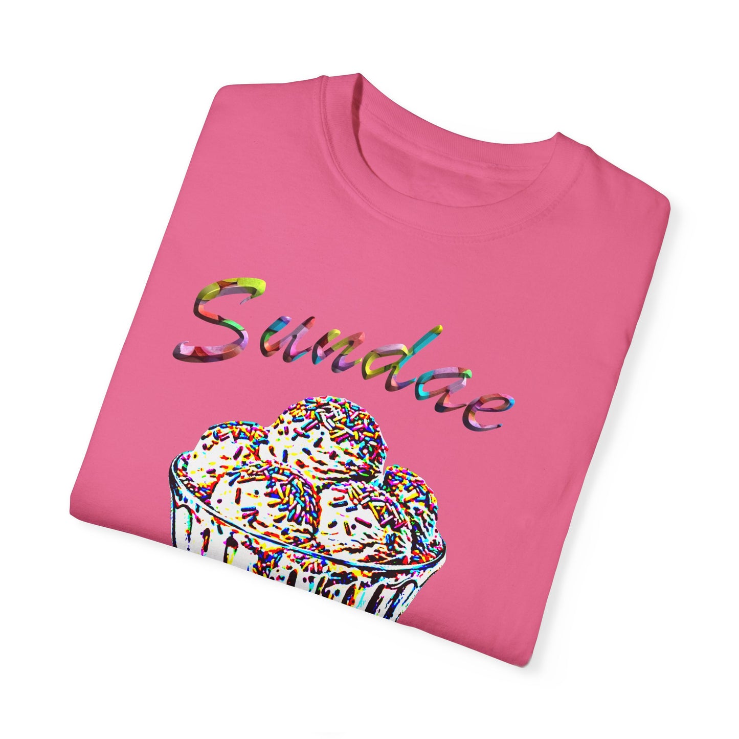 Sundae Funday Unisex Garment-Dyed T-shirt