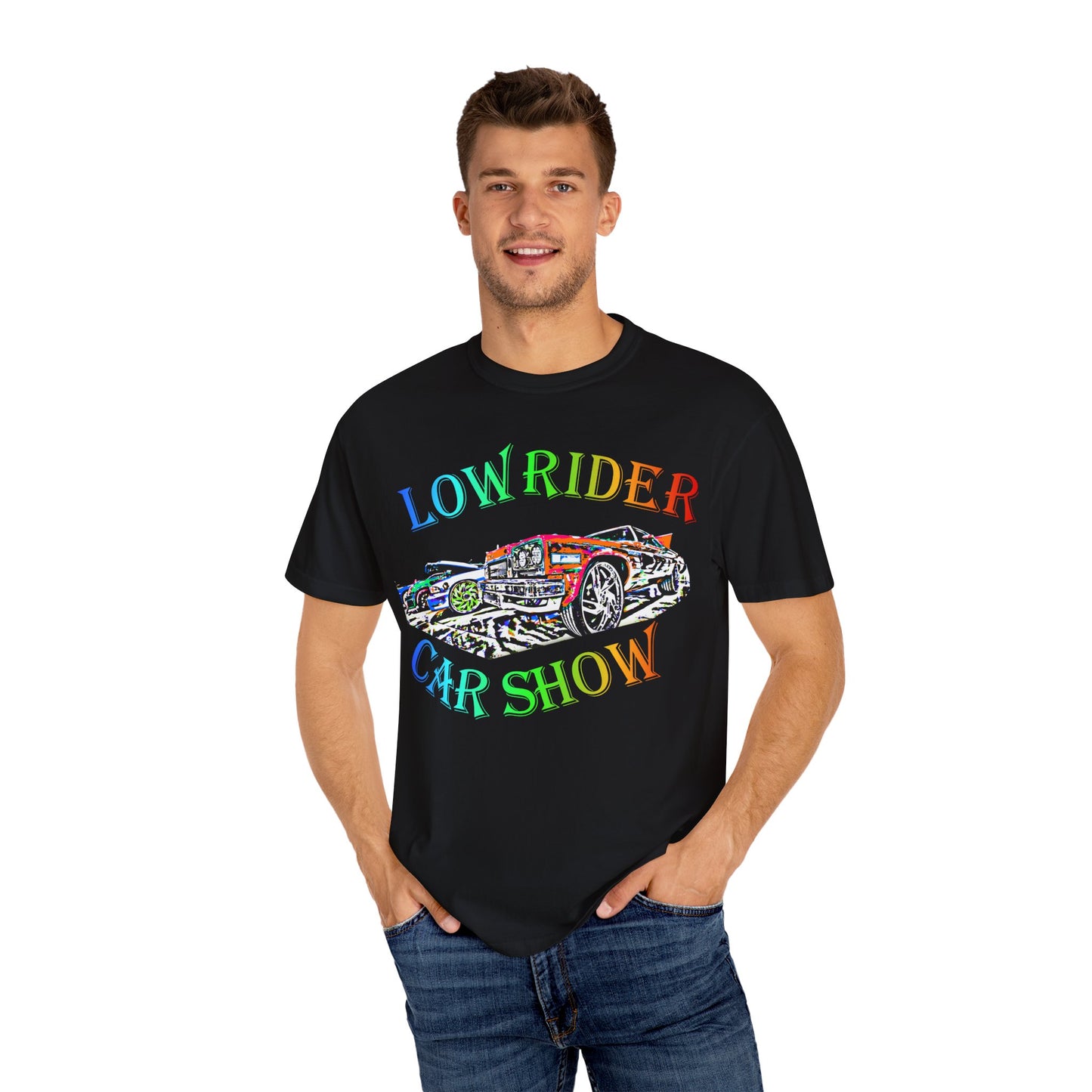 Low Rider Car Show Unisex T-Shirt – Vibrant Graphic Tee for Car Enthusiasts