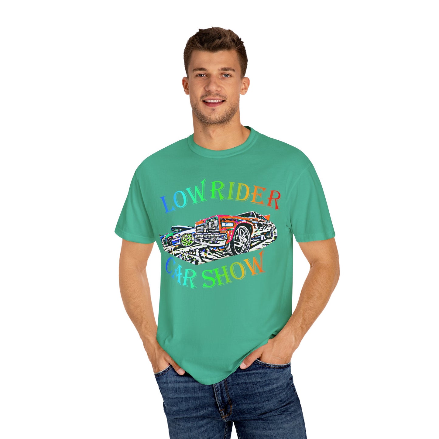 Low Rider Car Show Unisex T-Shirt – Vibrant Graphic Tee for Car Enthusiasts