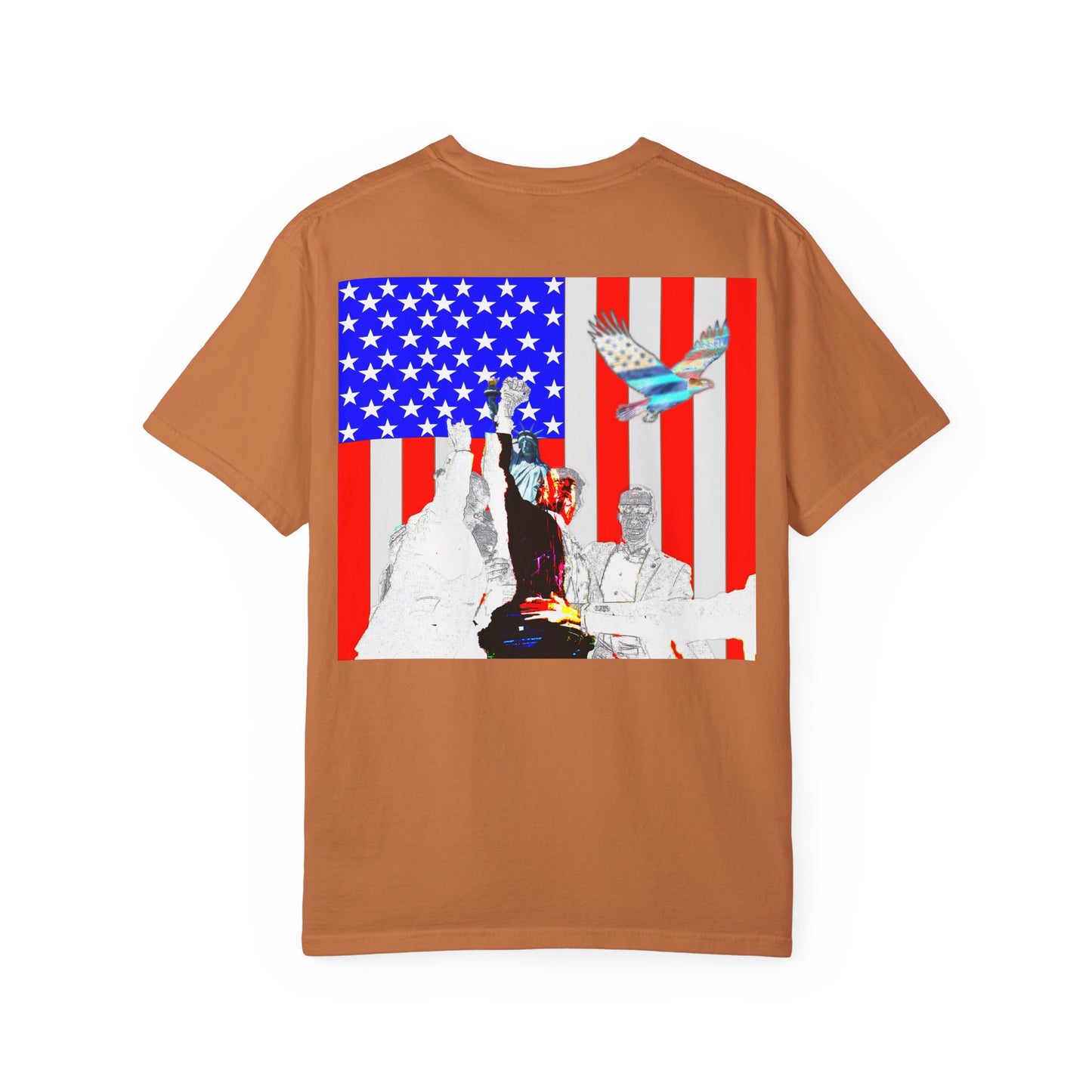 Patriotic Freedom Unisex Garment-Dyed T-Shirt - Celebrate America