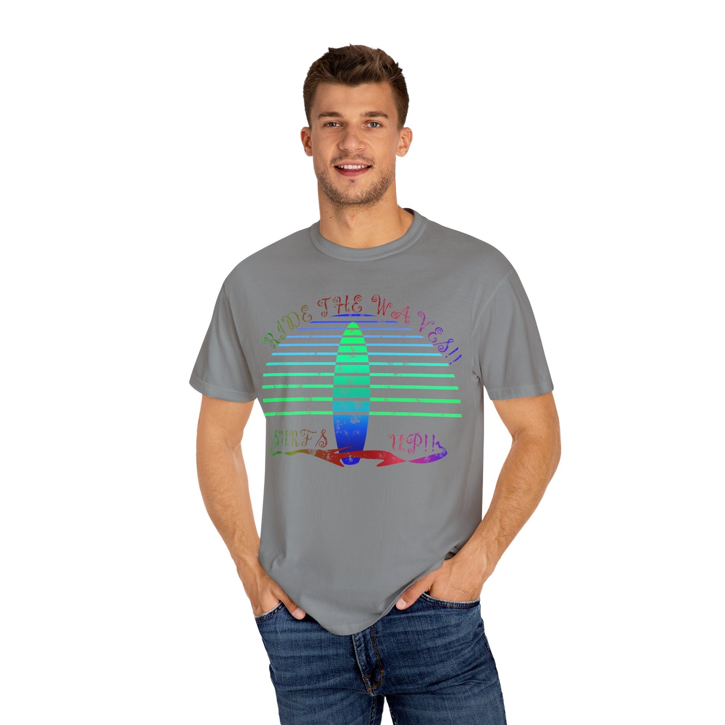 Surf's Up Unisex Garment-Dyed T-shirt