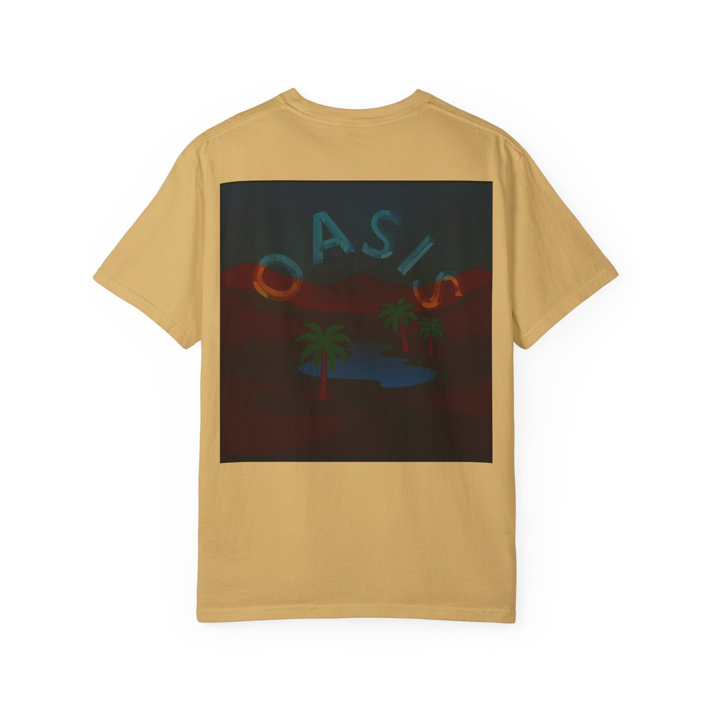 Garment-Dyed T-shirt - OASIS IN DESSERT Design