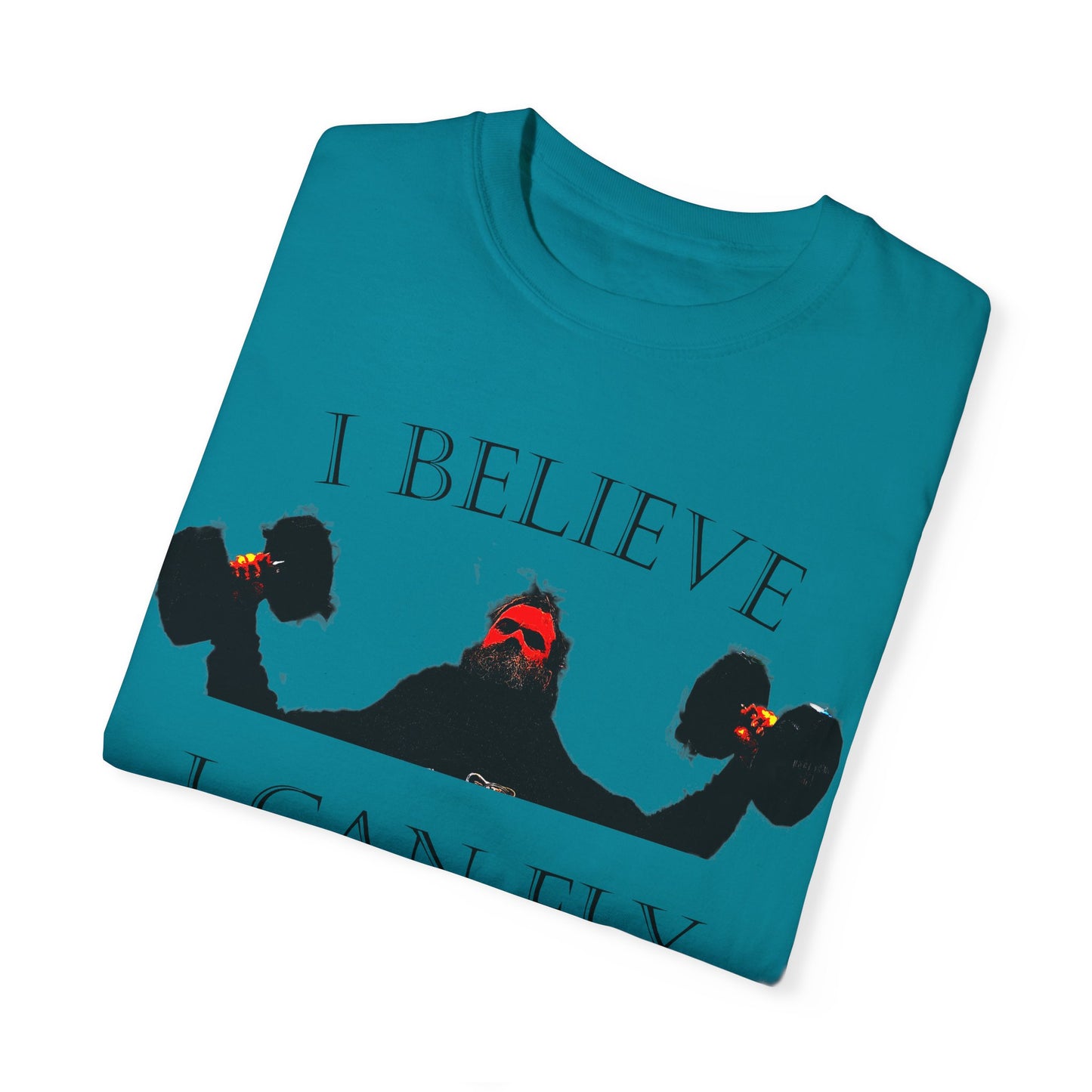 Motivational Fitness T-Shirt - I Believe I Can Fly