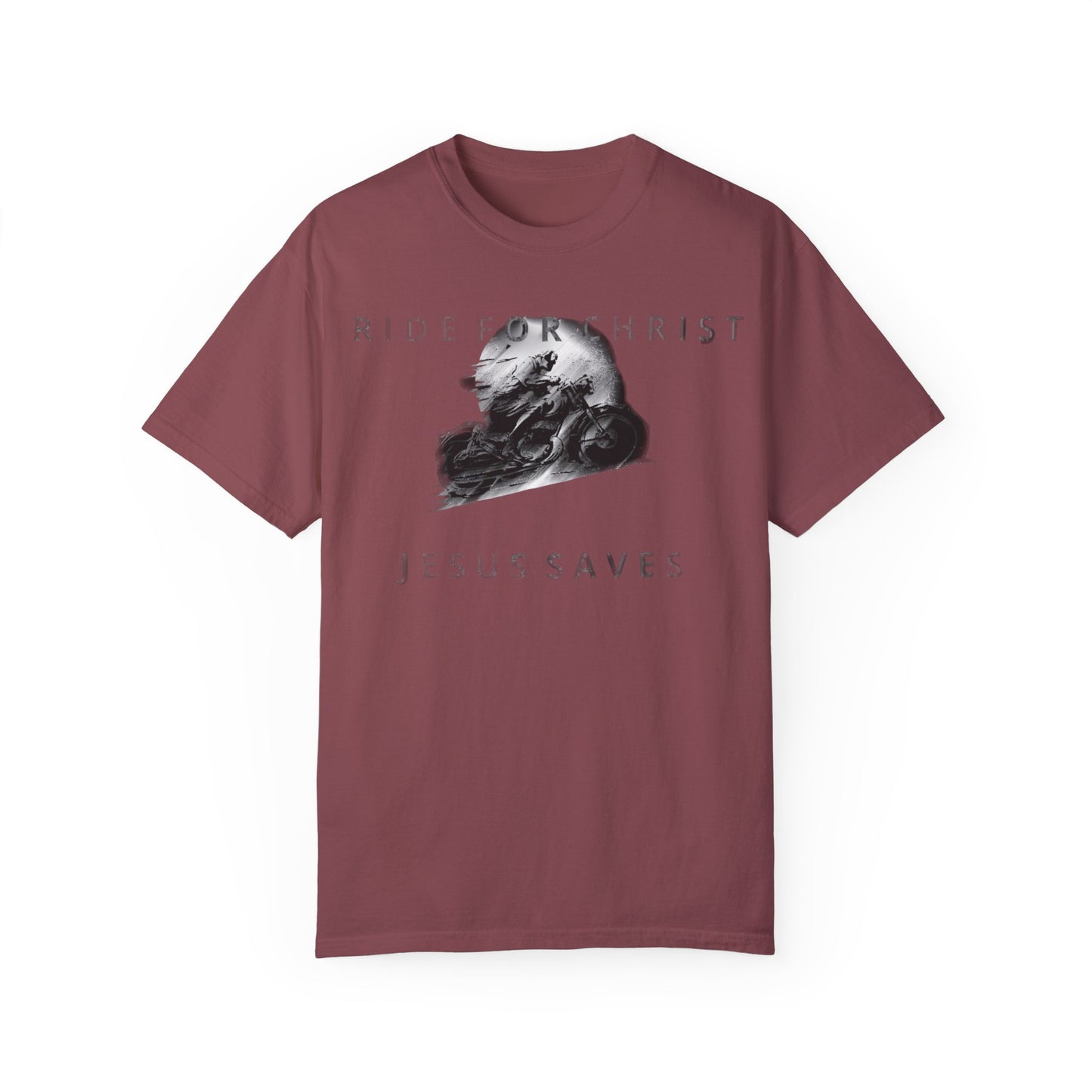 RIDE FOR CHRIST Unisex Garment-Dyed T-shirt