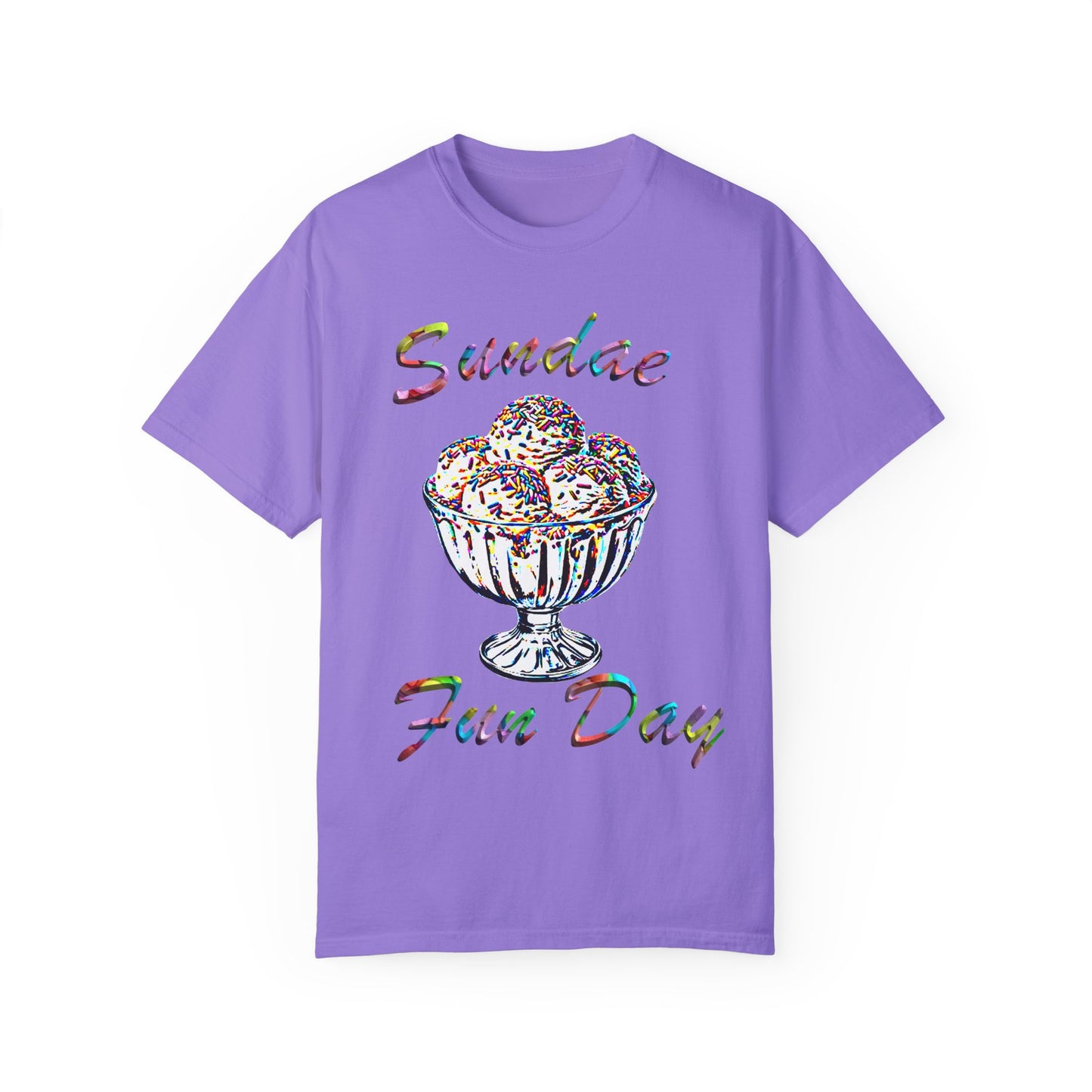 Sundae Funday Unisex Garment-Dyed T-shirt
