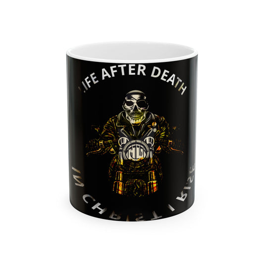 RISE WITH CGRIST Ceramic Mug, (11oz, 15oz)