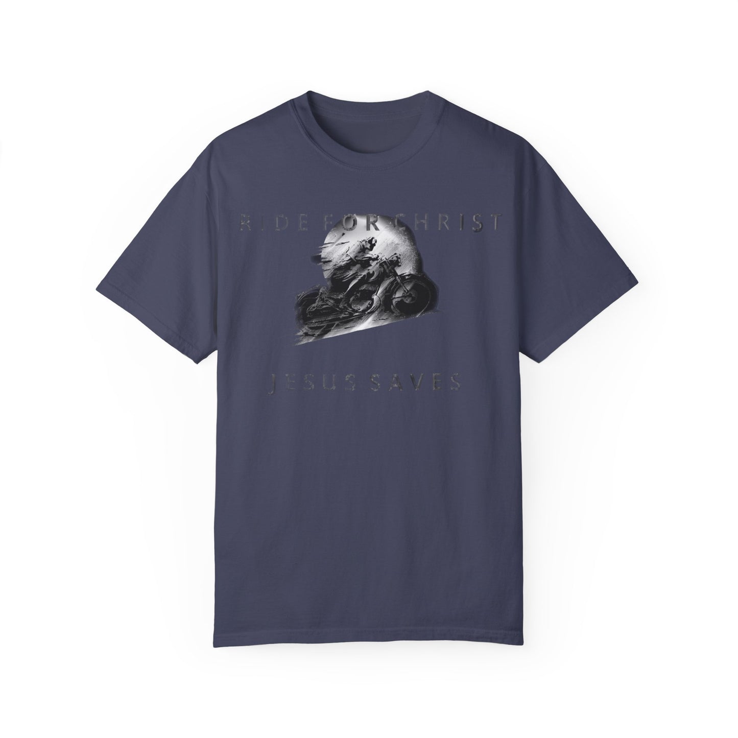 RIDE FOR CHRIST Unisex Garment-Dyed T-shirt