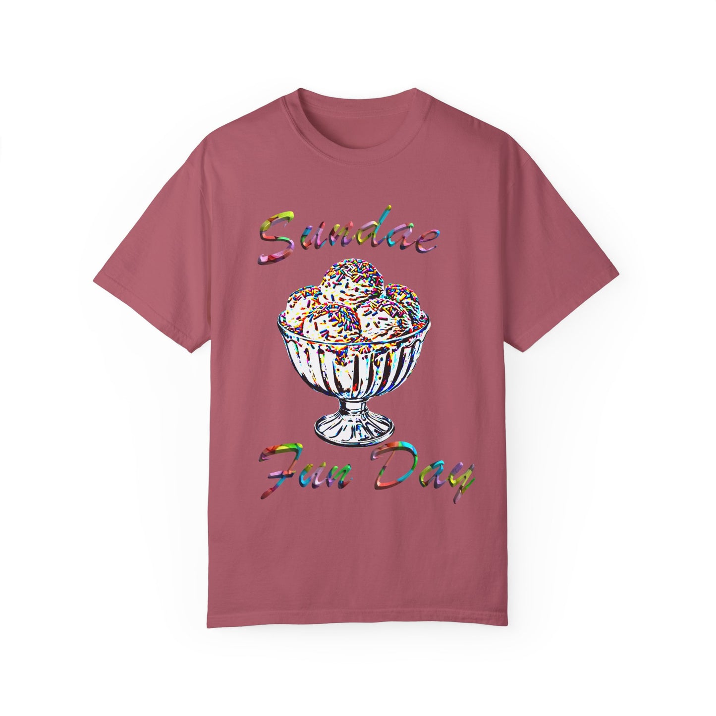 Sundae Funday Unisex Garment-Dyed T-shirt