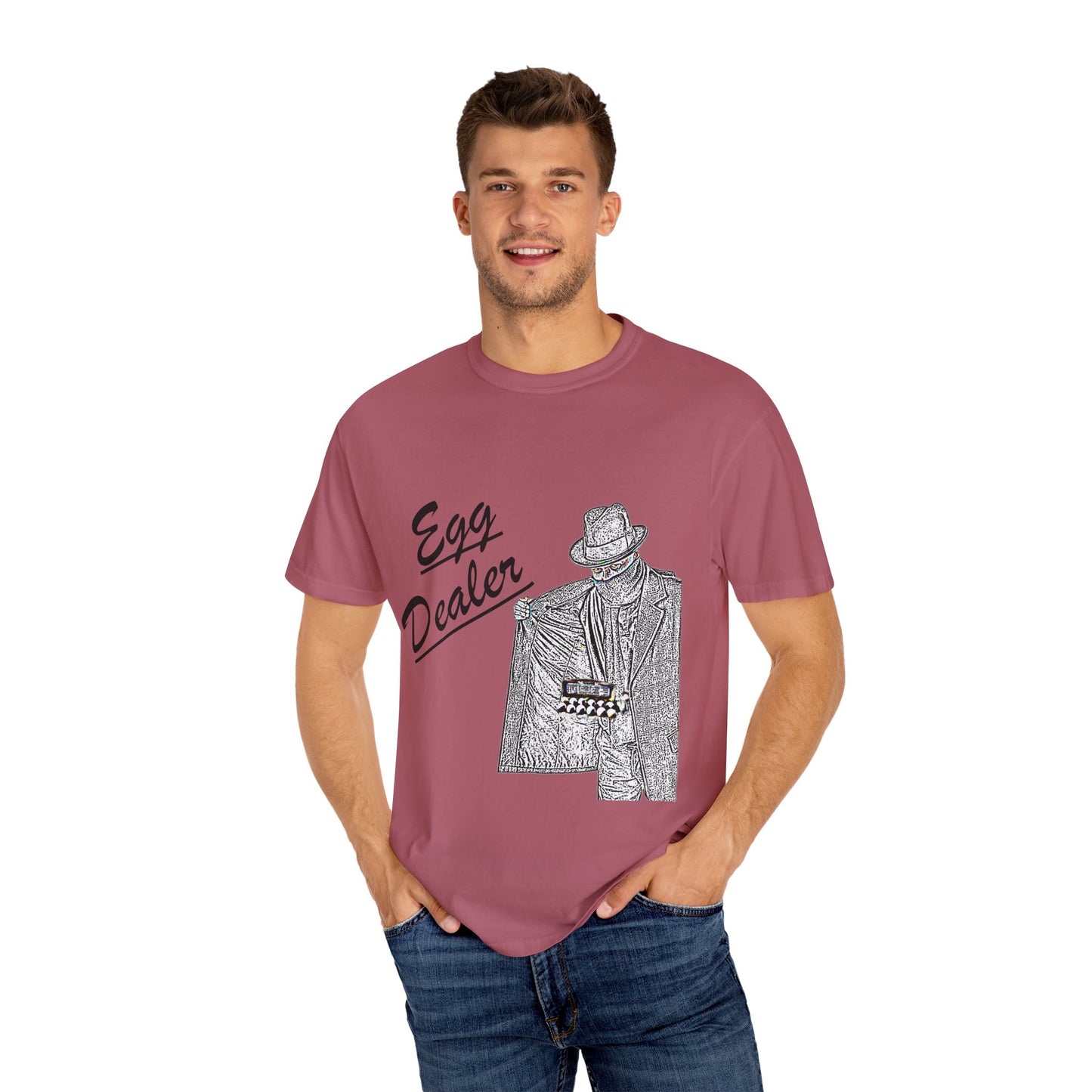 Garment-Dyed T-shirt - Rising Price of Eggs Design